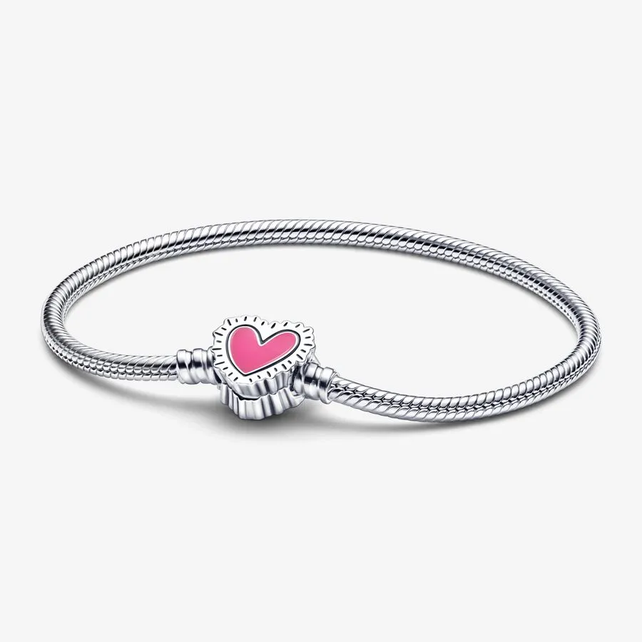 Keith Haring™ x Pandora Moments Radiant Heart Slangekjedearmbånd​ - 592217C01