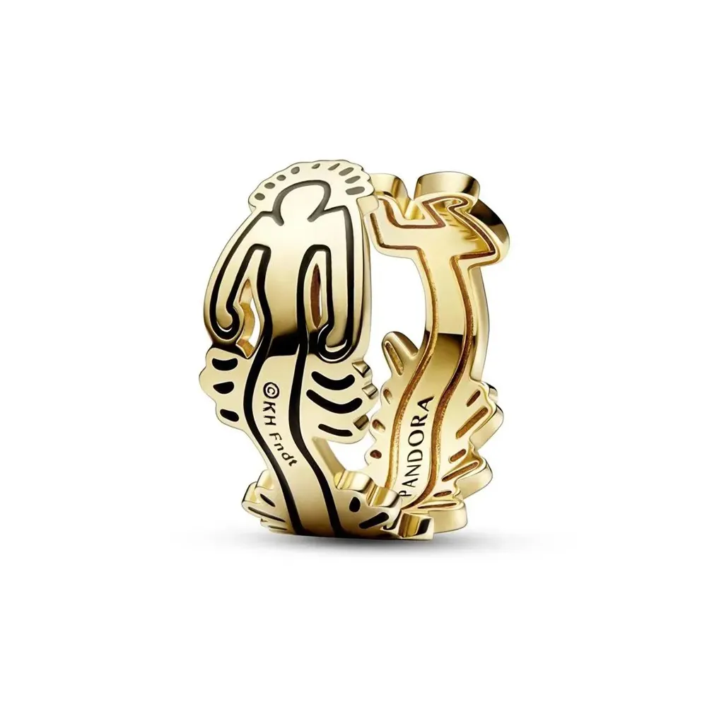 Keith Haring™ x Pandora Wavy Figur Åpen Ring ​ - 162226C01