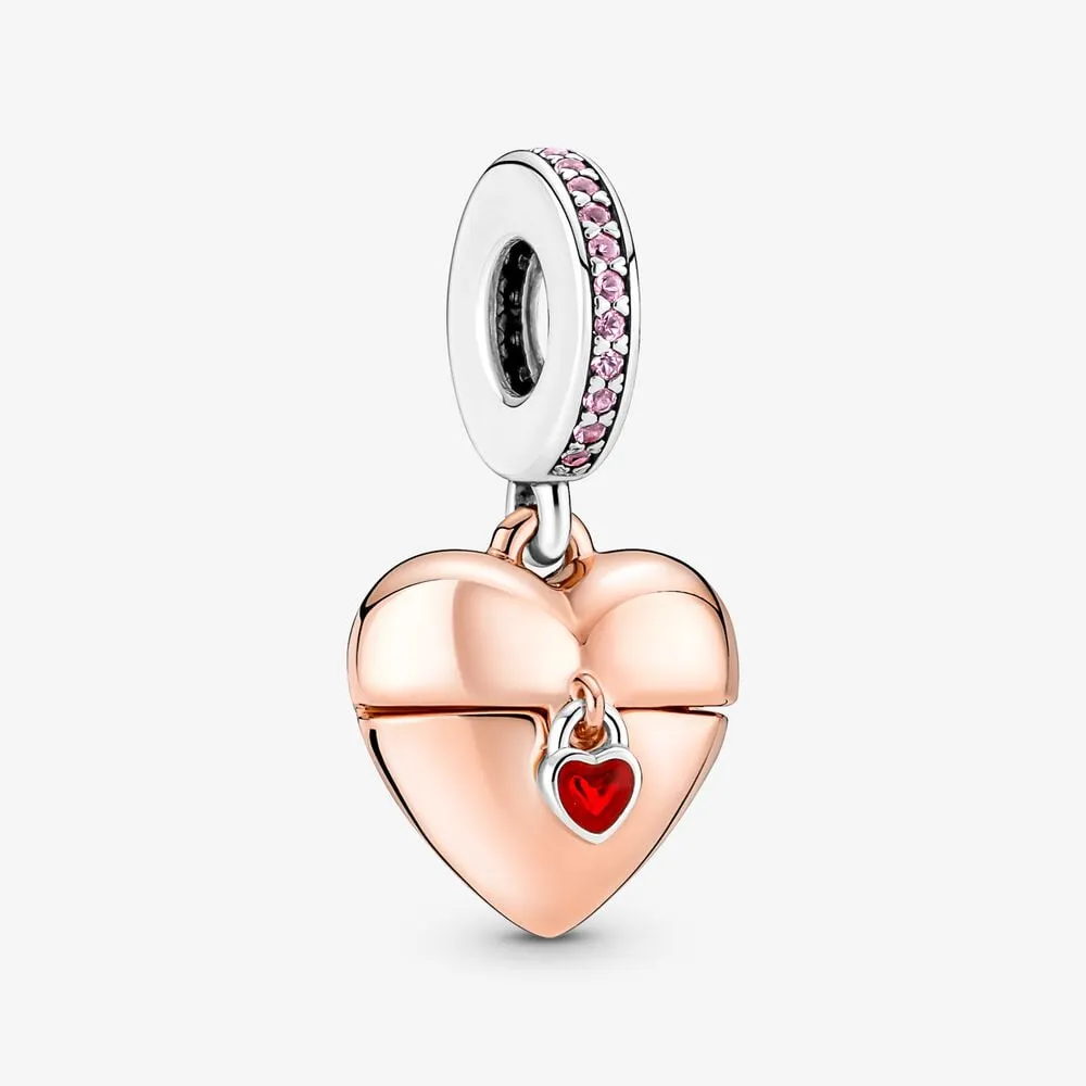 moderne lovepod pandora rose anheng med klare cubic zirconia 380795c01