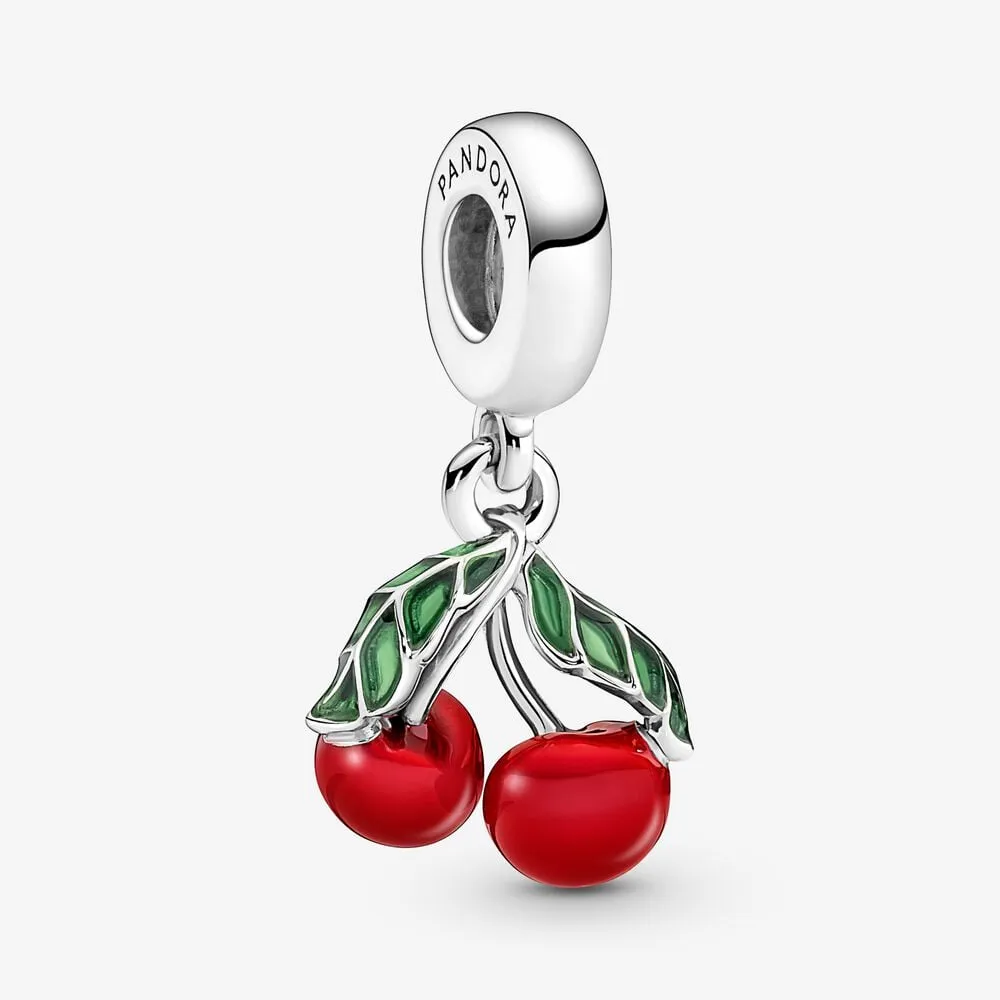 Pandora Asymmetrical Cherry Fruit Dangle Charm - 791583C01