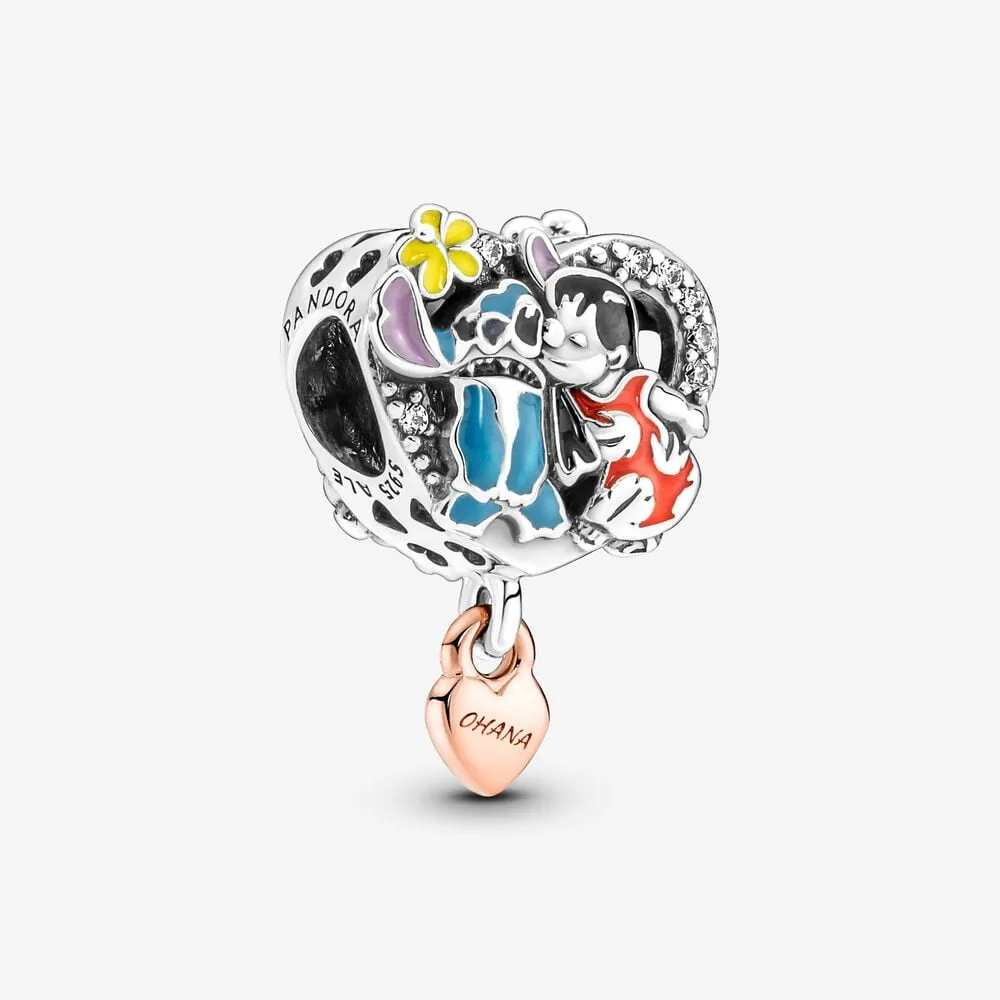 Pandora Disney Ohana Lilo & Stitch Inspirert Charm - 781682C01