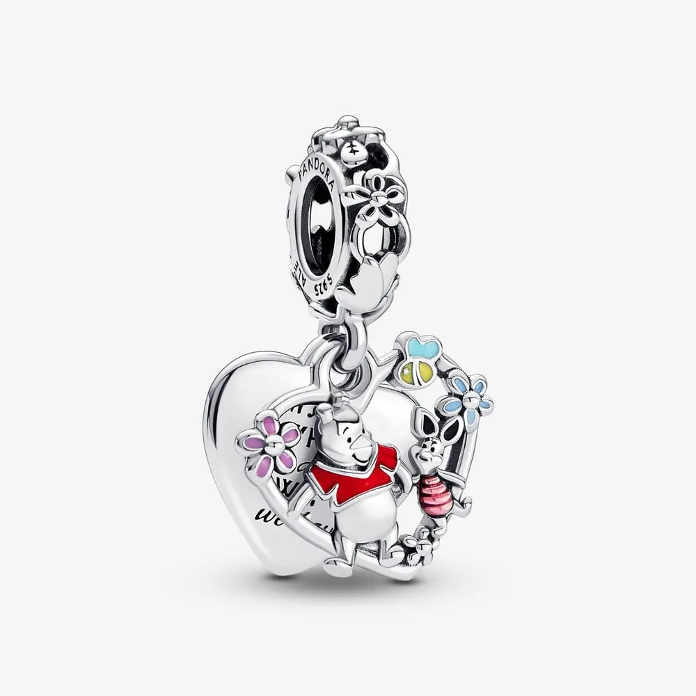 Pandora Disney Ole Brumm og Nasse Nøff Dobbel Hengende Charm - 792214C01