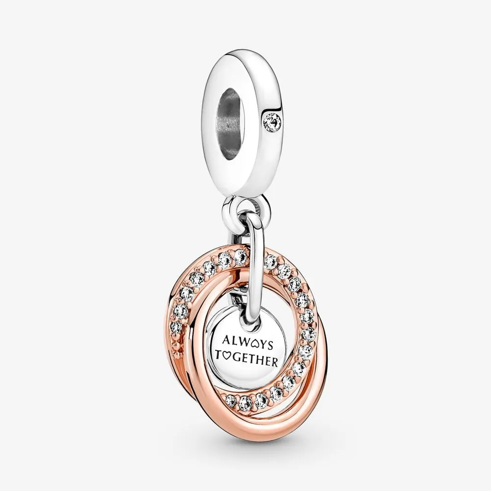 Pandora Familie For Alltid Omkranset Hengende Charm - 780797C01