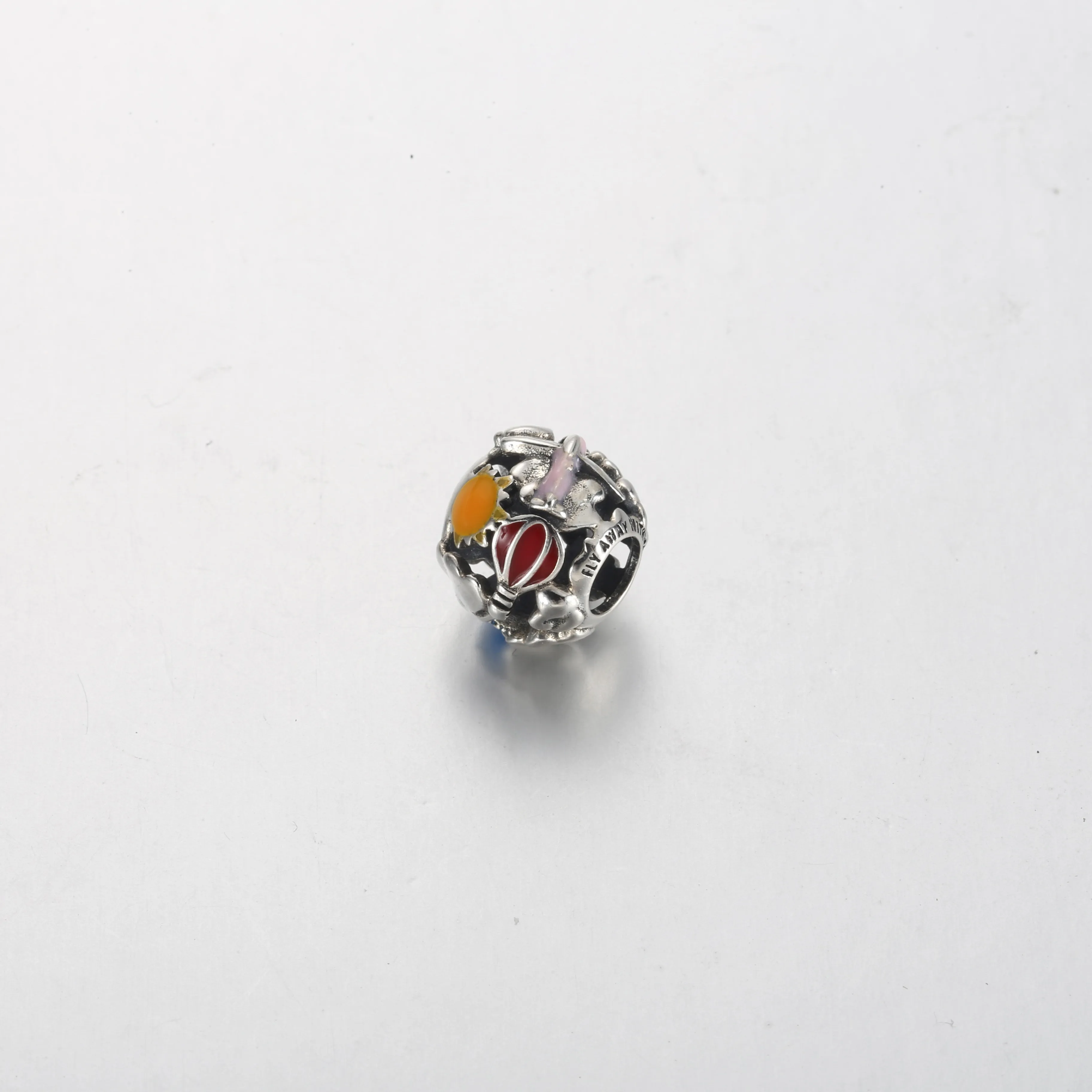 Pandora Fly Away Regnbuehimmel og Reise Charm - 791695C01