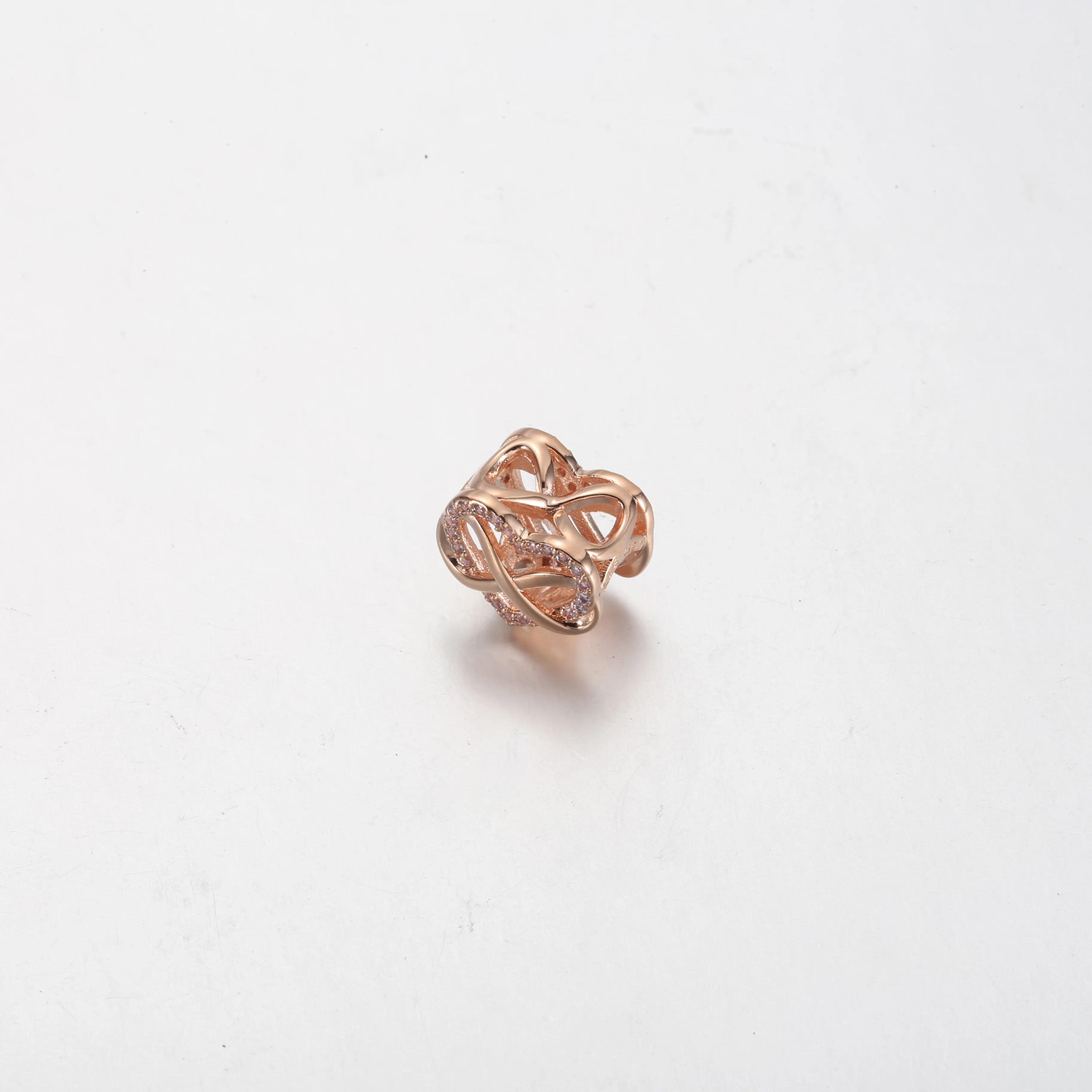 Pandora Funklende For Alltid Rosa Hjerte Charm - 782246C01