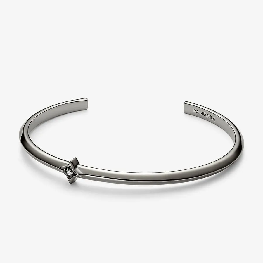 Pandora Funklende Stjerne Åpent Bangle - 542767C01