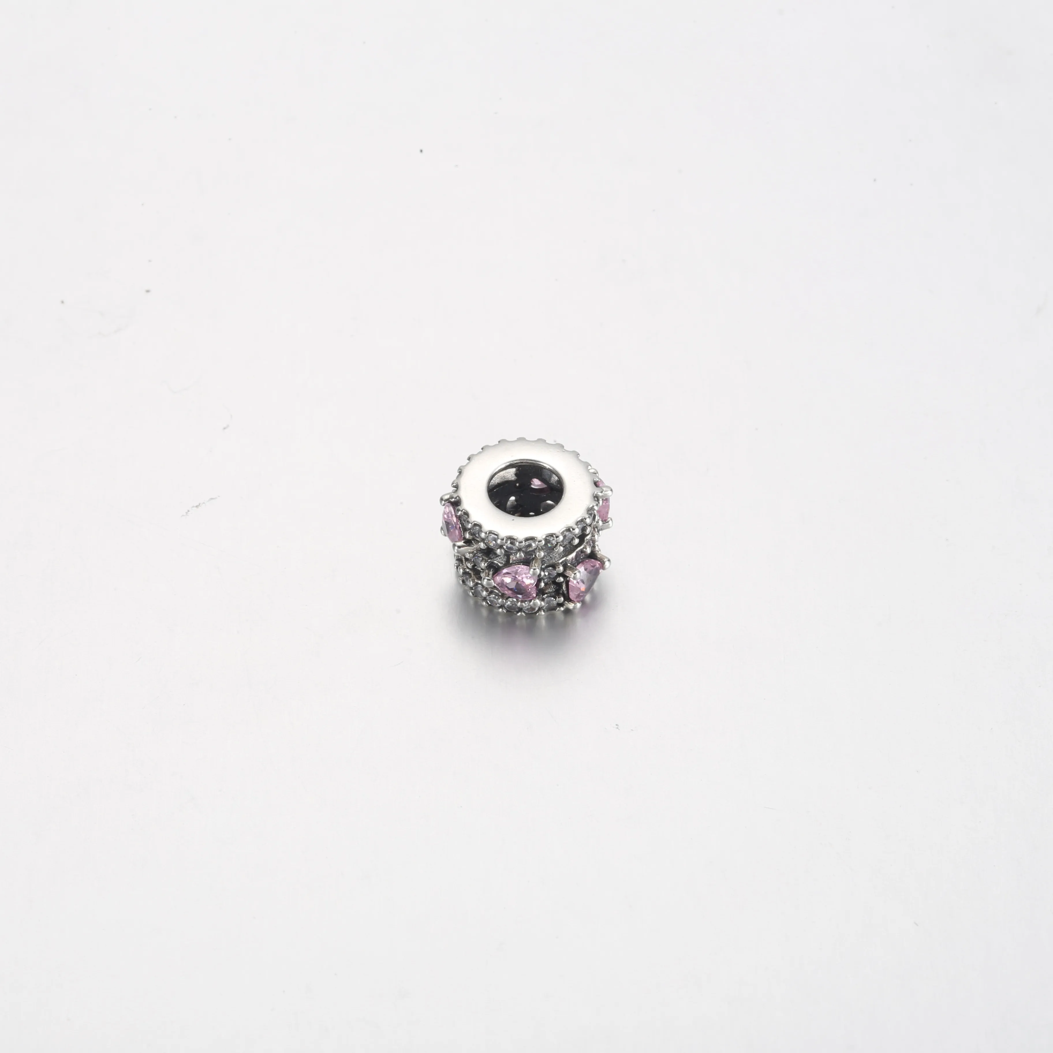 Pandora Funklende Trippel Halo Hjerter Charm - 791161C01