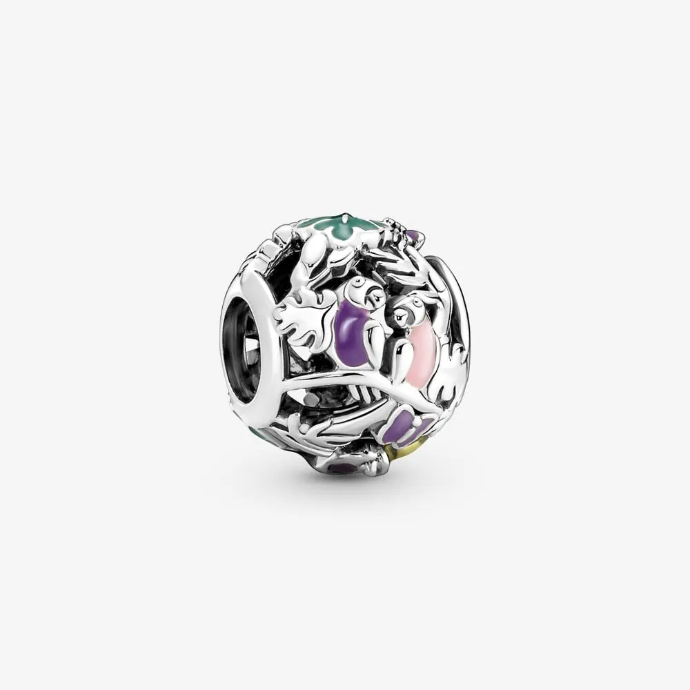 pandora jungeldyr og blader charm 791620c01