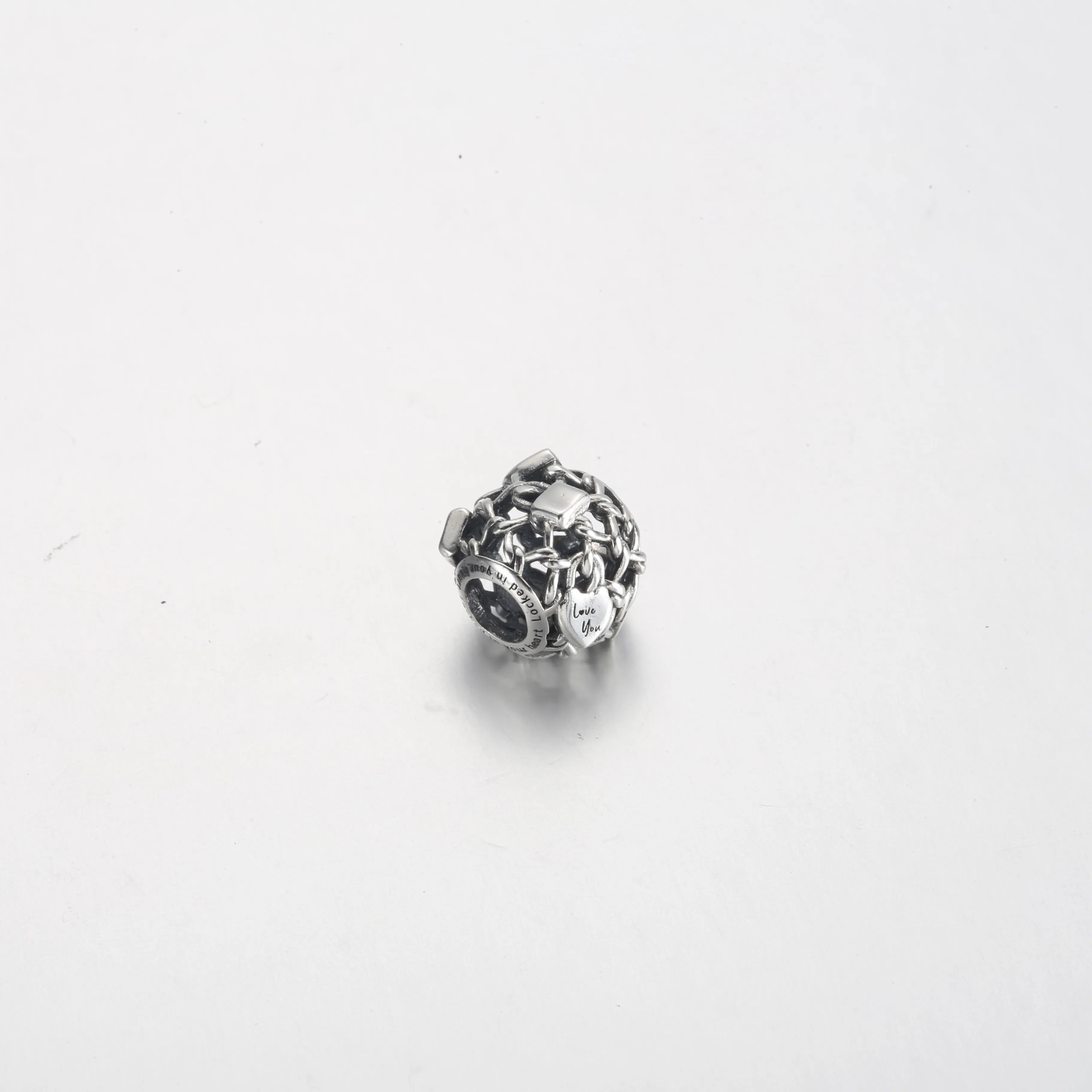 Pandora Openwork Kjedeledd Hengelås Charm - 790071C00