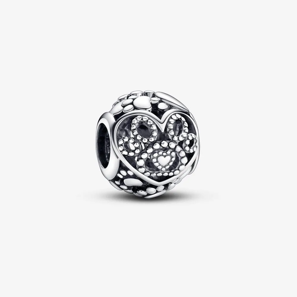 pandora pelsbaby hjerter og poteavtrykk charm 792248c00