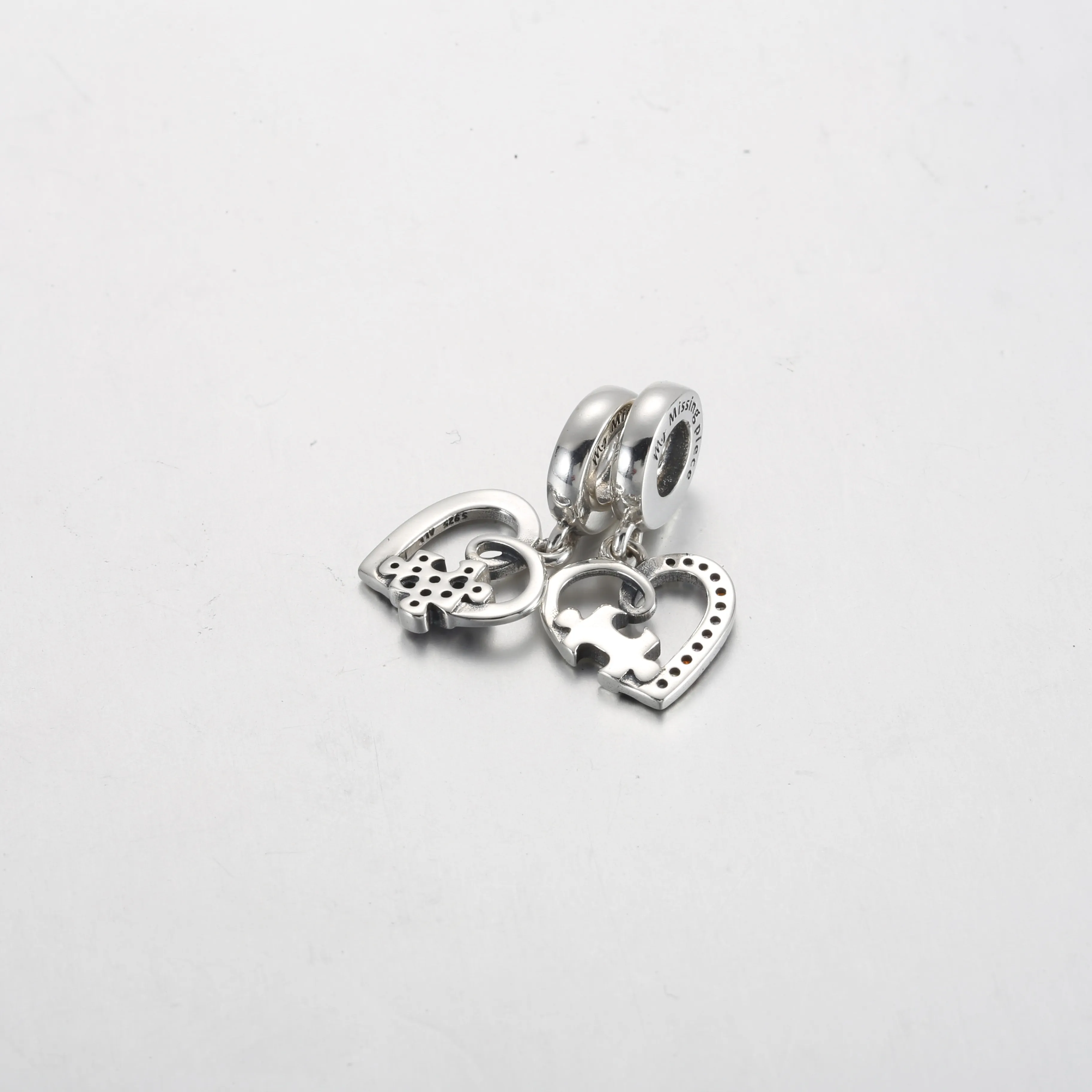 Pandora Puslespill Hjerter Delbart Vennskap Hengende Charm - 792239C01