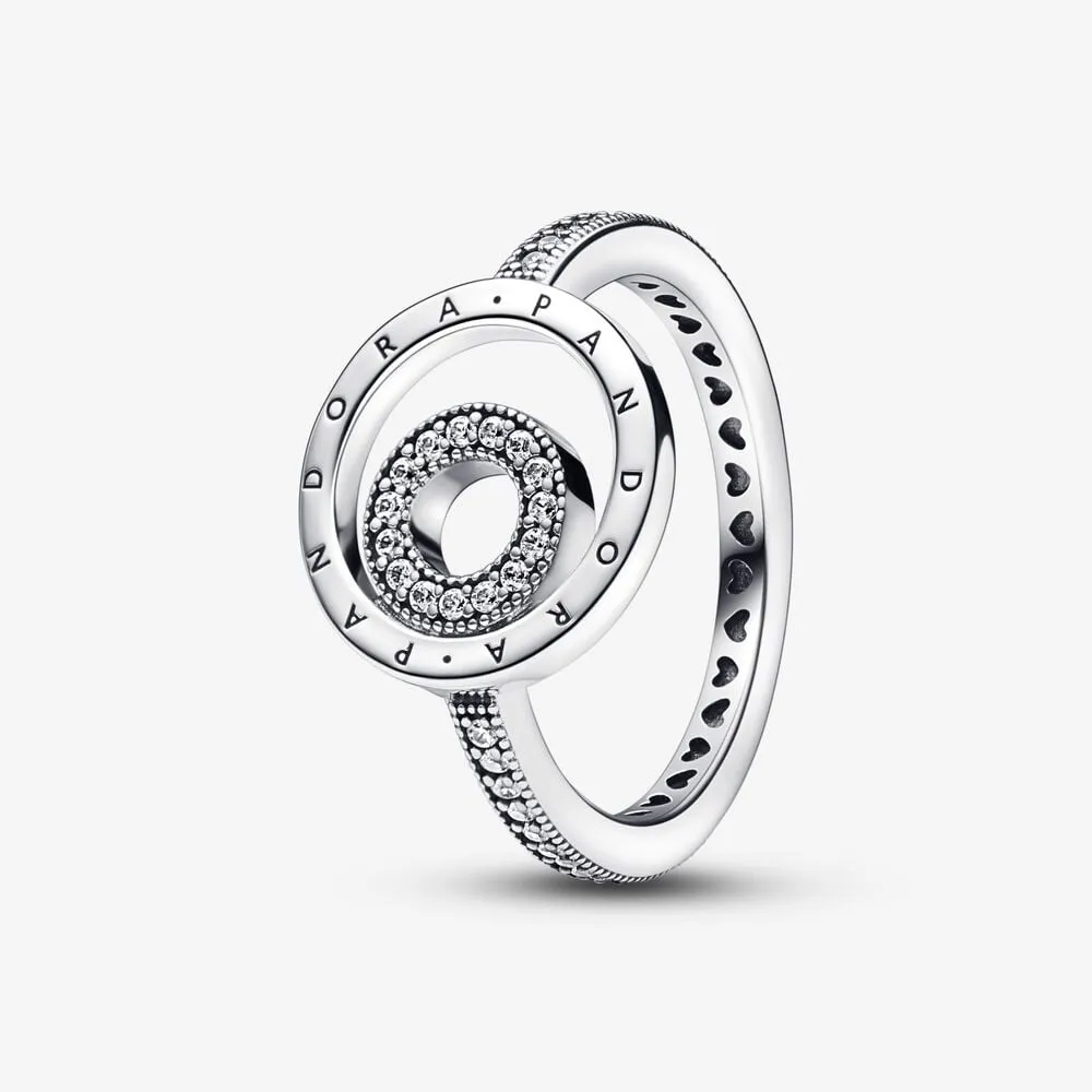 Pandora Signature Logo Sirkler Pavé Ring - 192316C01