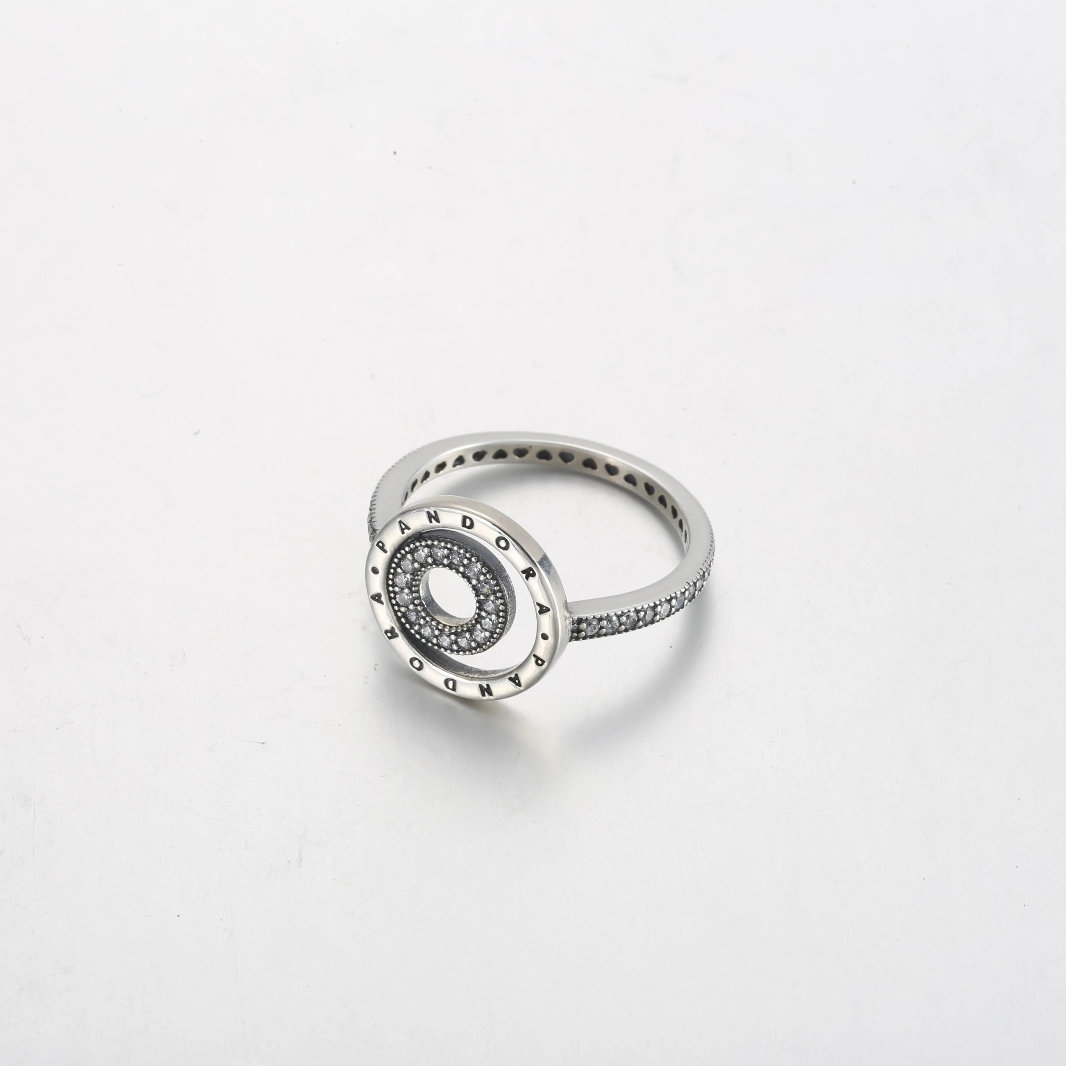 Pandora Signature Logo Sirkler Pavé Ring - 192316C01