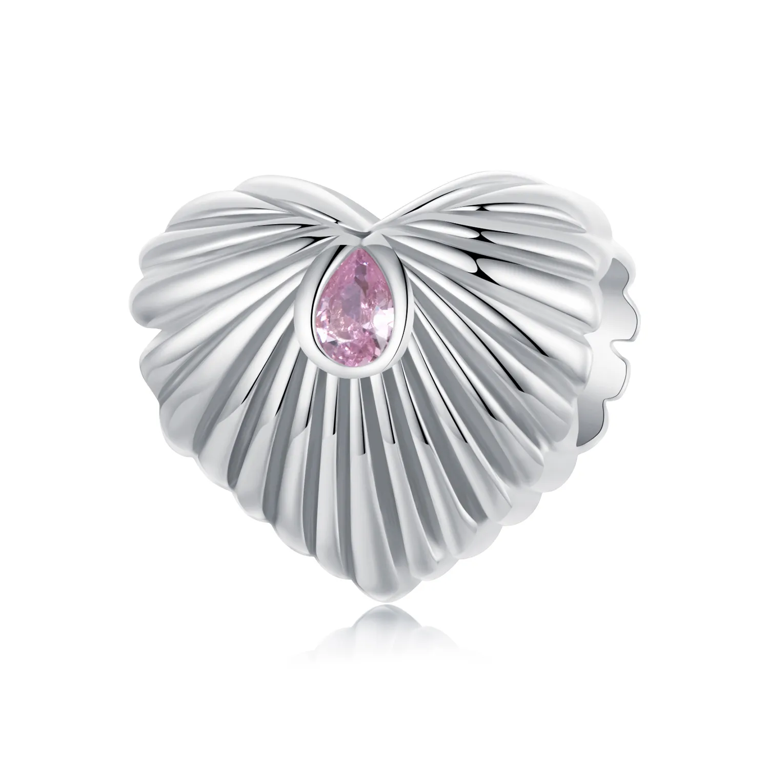 pandora style heart charm scc2693