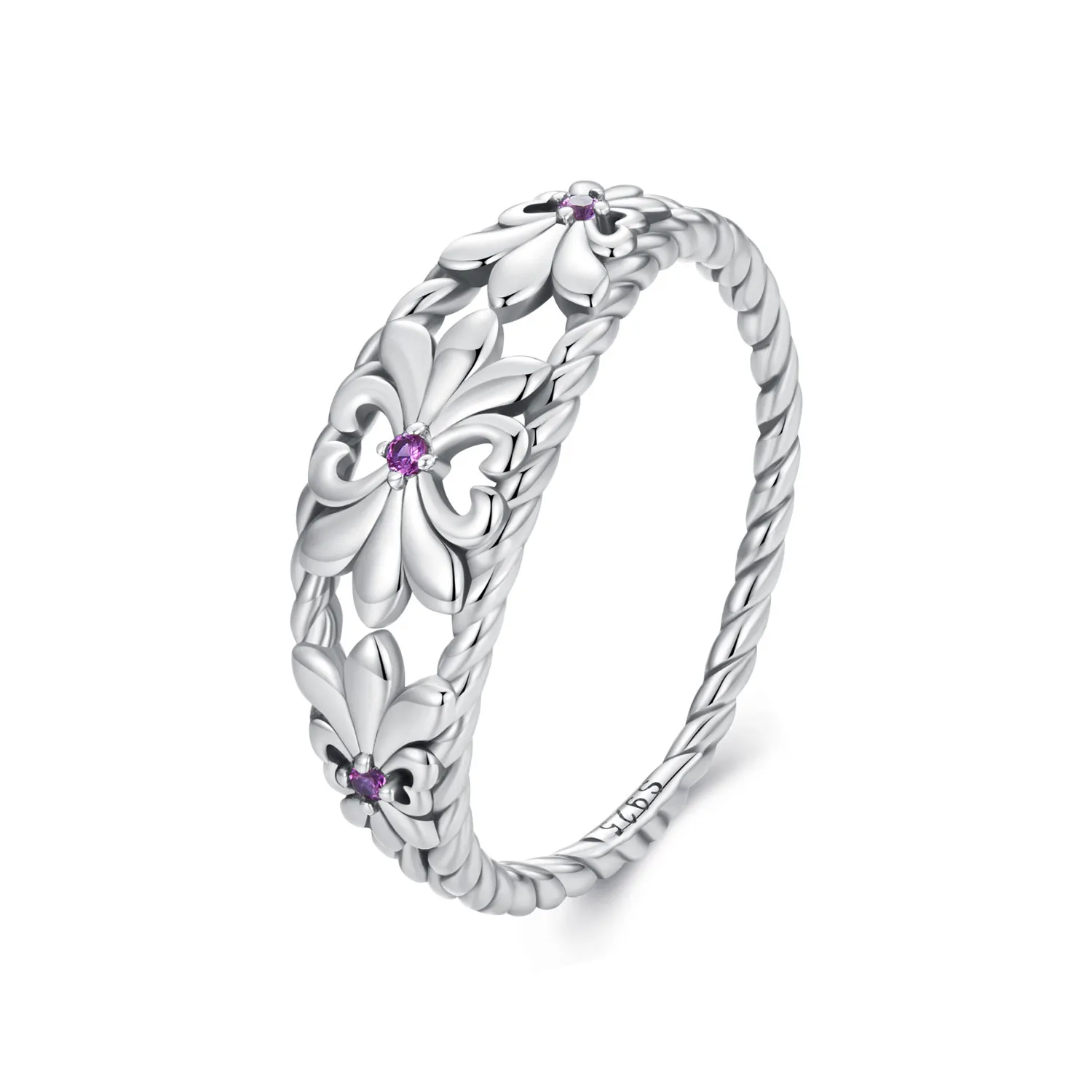 pandora style iris vintage ring scr998