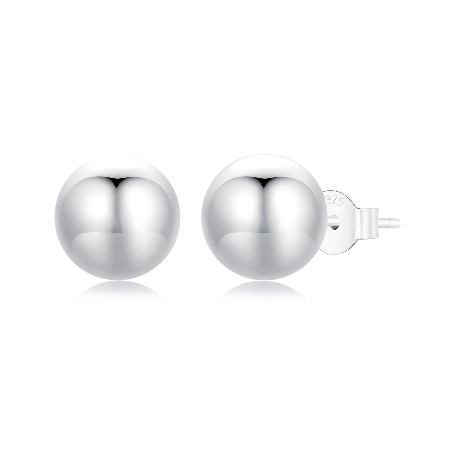 pandora style medium ball stud øredobber sce1725 m