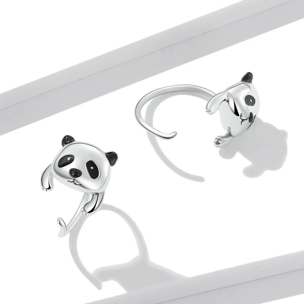 PANDORA Style Mini Panda øredobber - BSE568