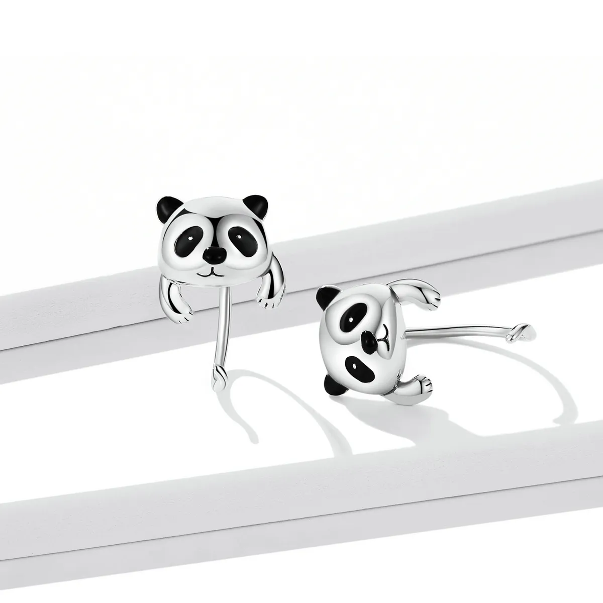 PANDORA Style Mini Panda øredobber - BSE568