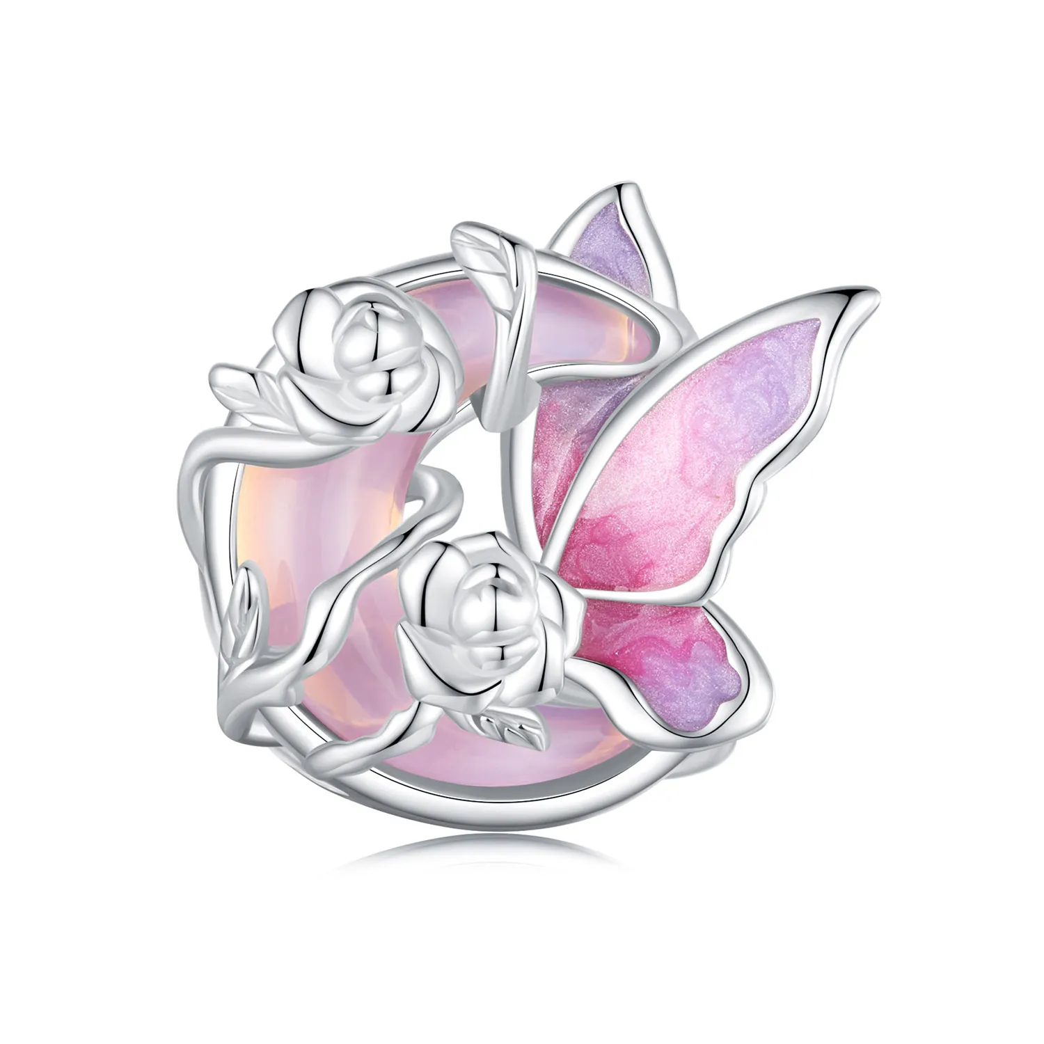 PANDORA Style Neon Moonlight Butterfly Charm - BSC968