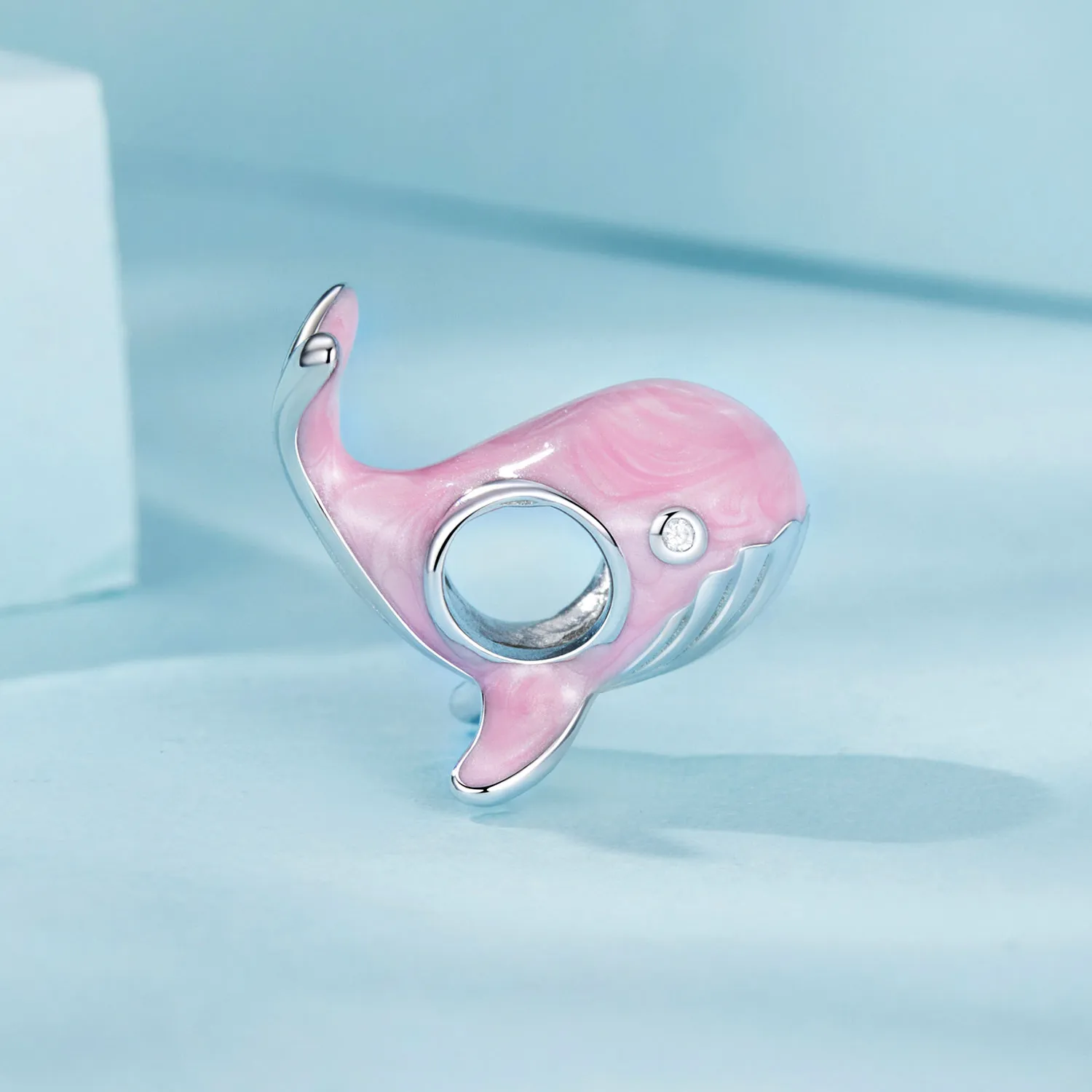 PANDORA Style Pink Whale Charm - SCC2707