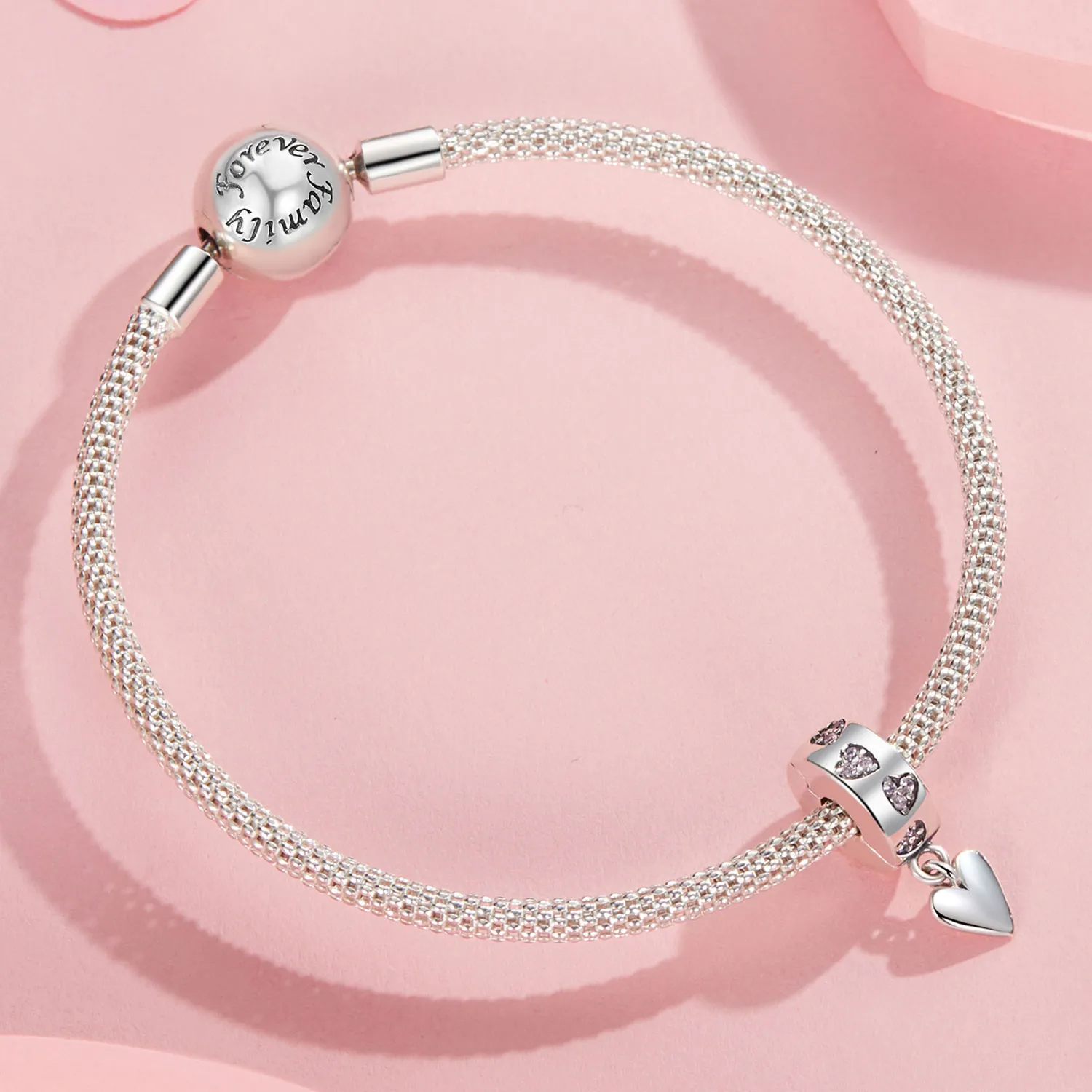 PANDORA Style Smart Heart Silikonspenne Charm - SCC2694