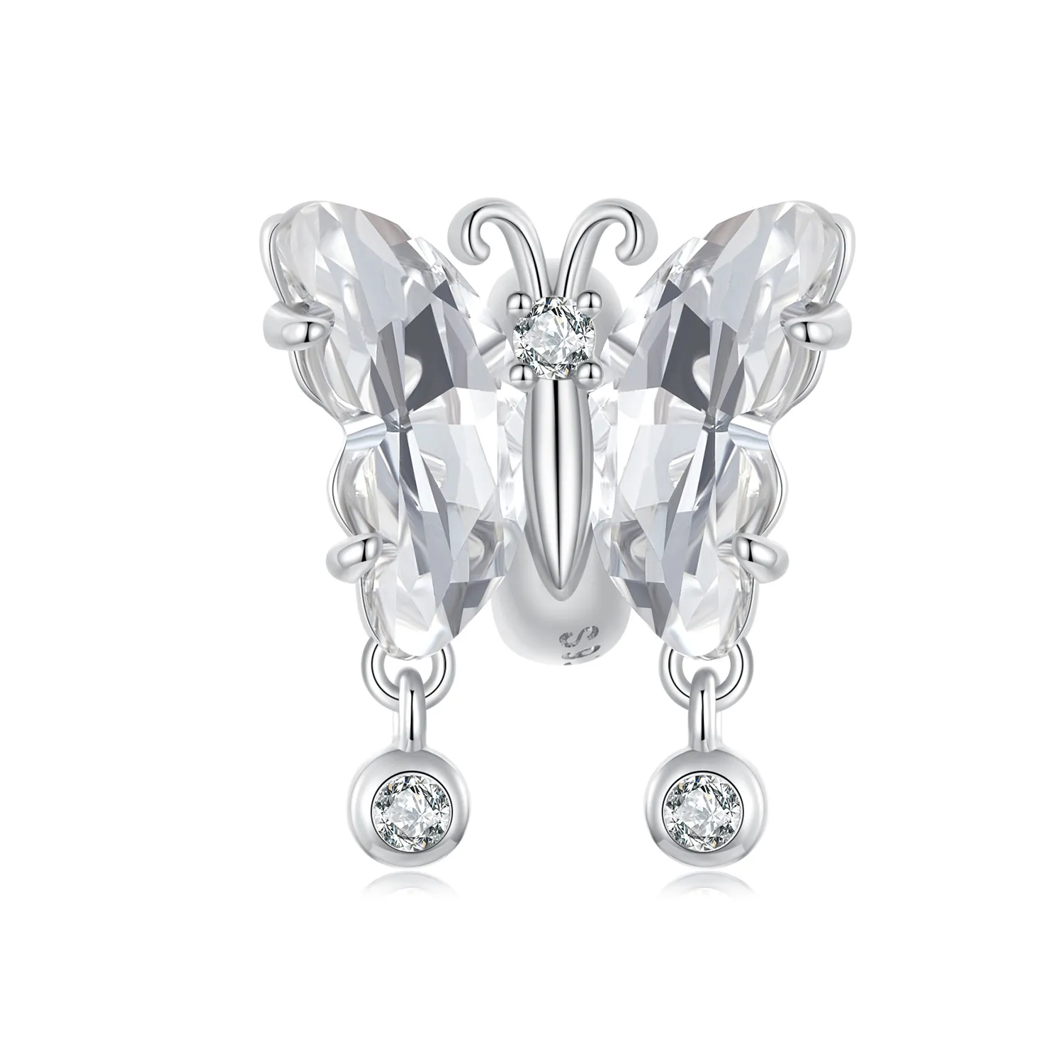 PANDORA Style Sparkle Butterfly Charm - BSC965