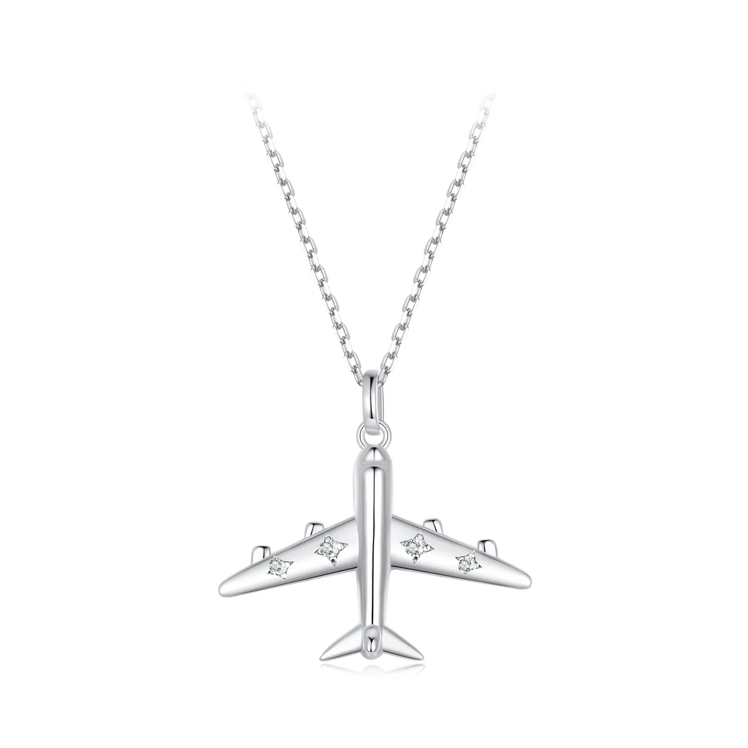 PANDORA Style Airplane Halskjede - SCN522