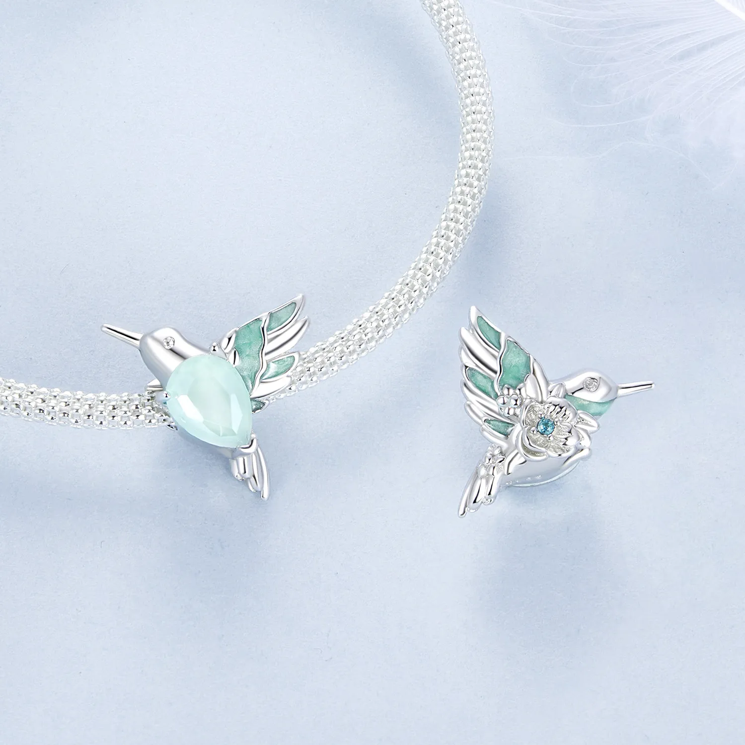 PANDORA Style Hummingbird Beads - BSC981