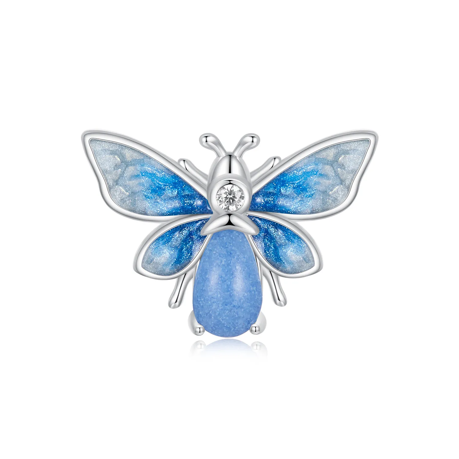 PANDORA Style Luminous Blue Bee Charm - SCC2734