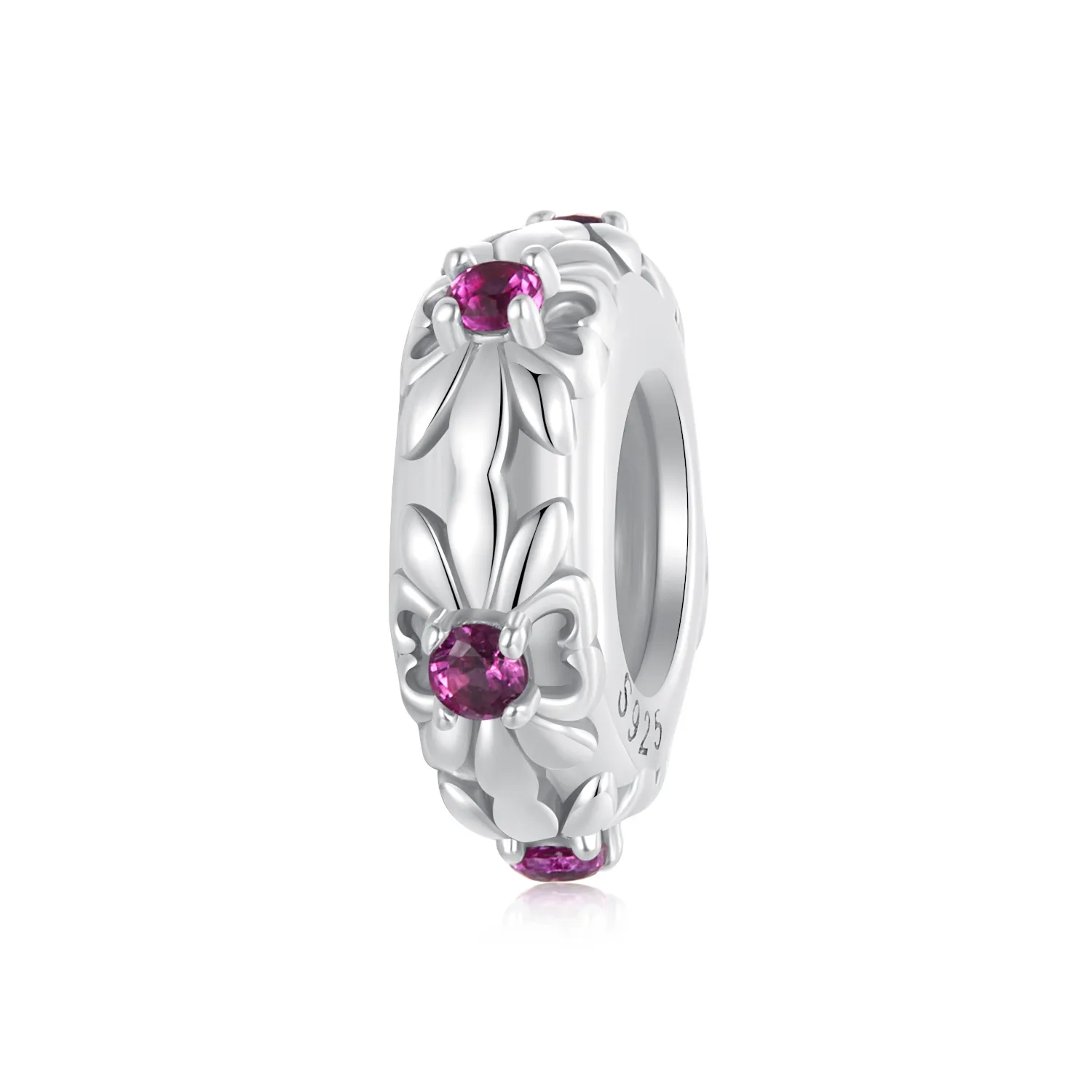 pandora style retro iris silikon spacer beads scc2756