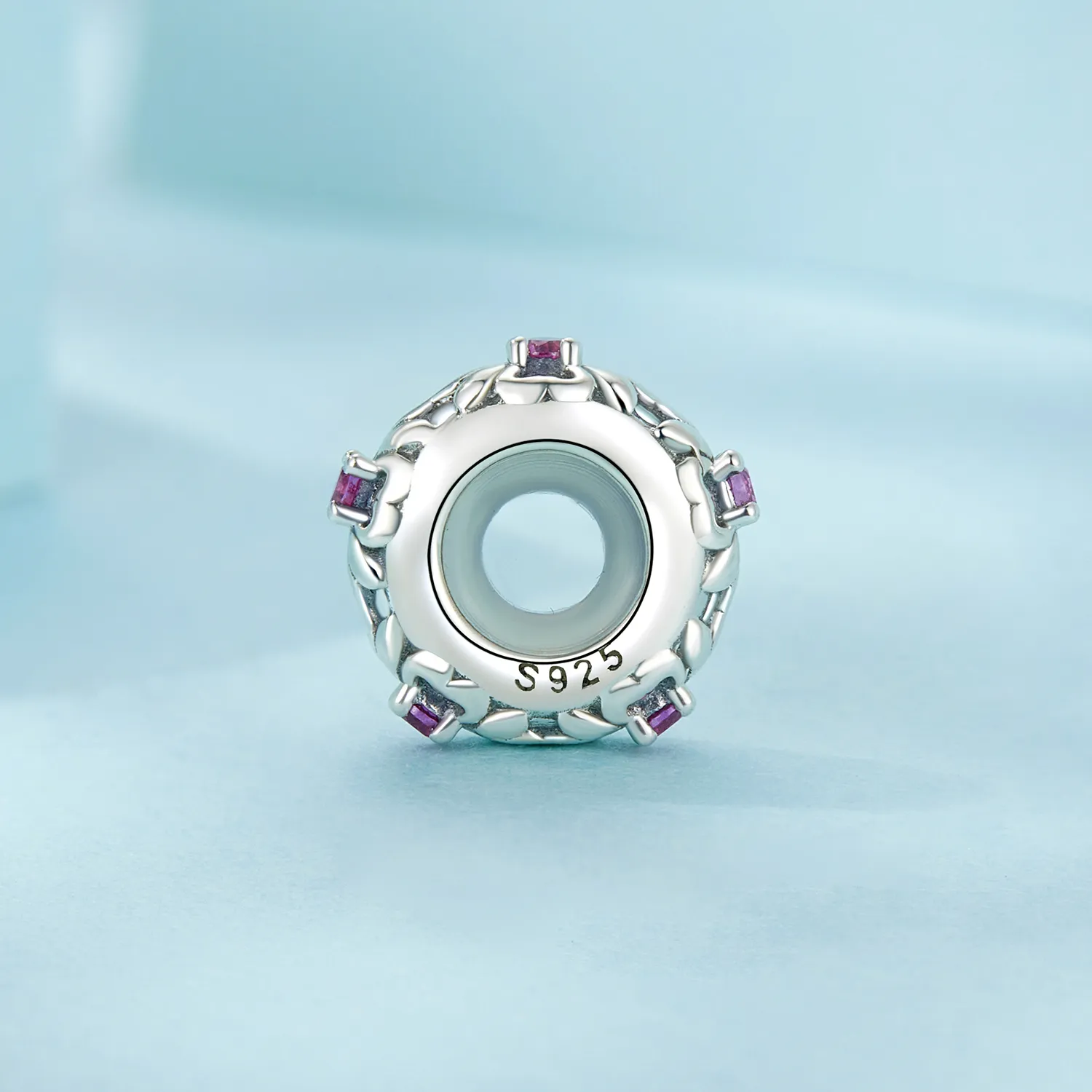 PANDORA Style Retro Iris Silikon Spacer Beads - SCC2756