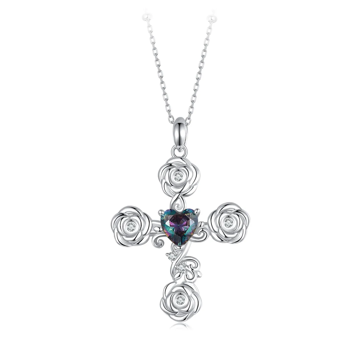 PANDORA Style Rose Cross Halskjede - BSN379