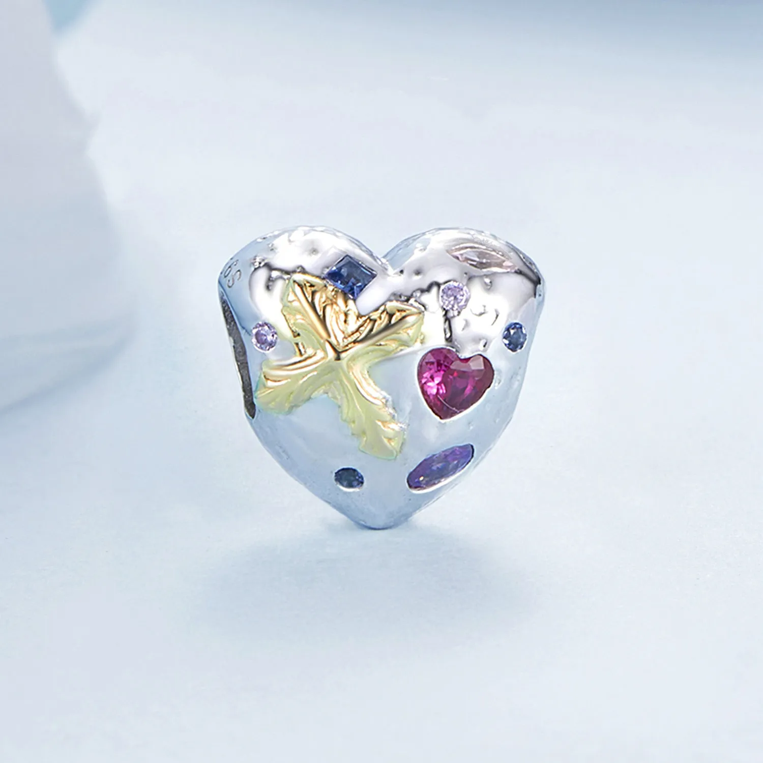 PANDORA Style Vintage Cross Heart Charm - BSC1006