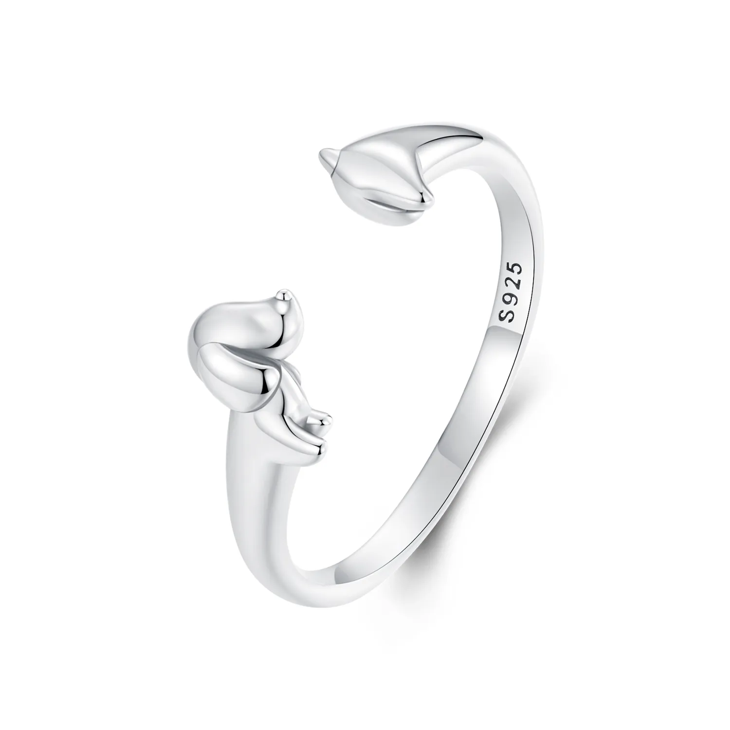 PANDORA Style 3D Dachshundring - SCR1033-E