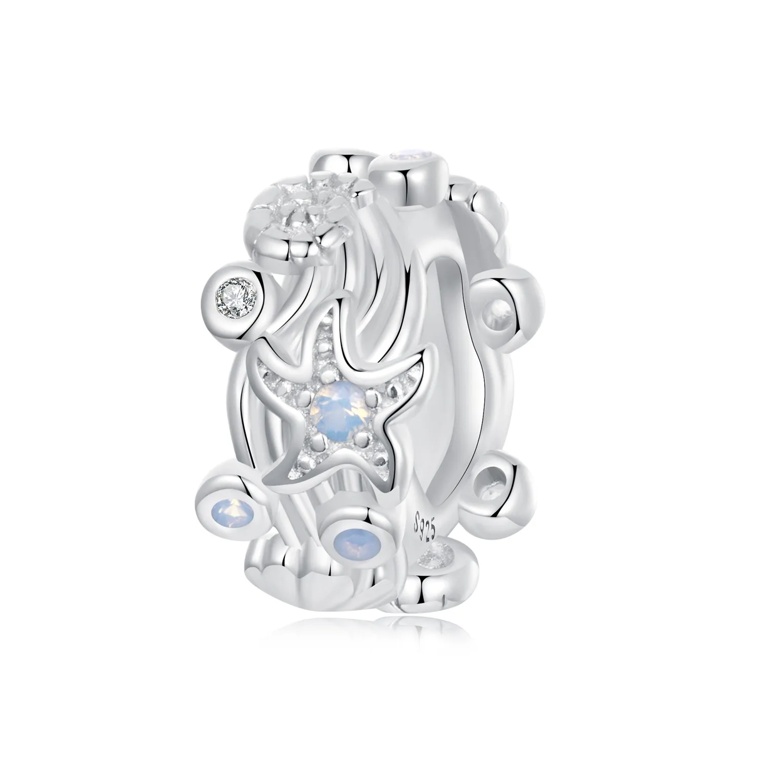 pandora style blue ocean silikon spacer sjarm bsc1019