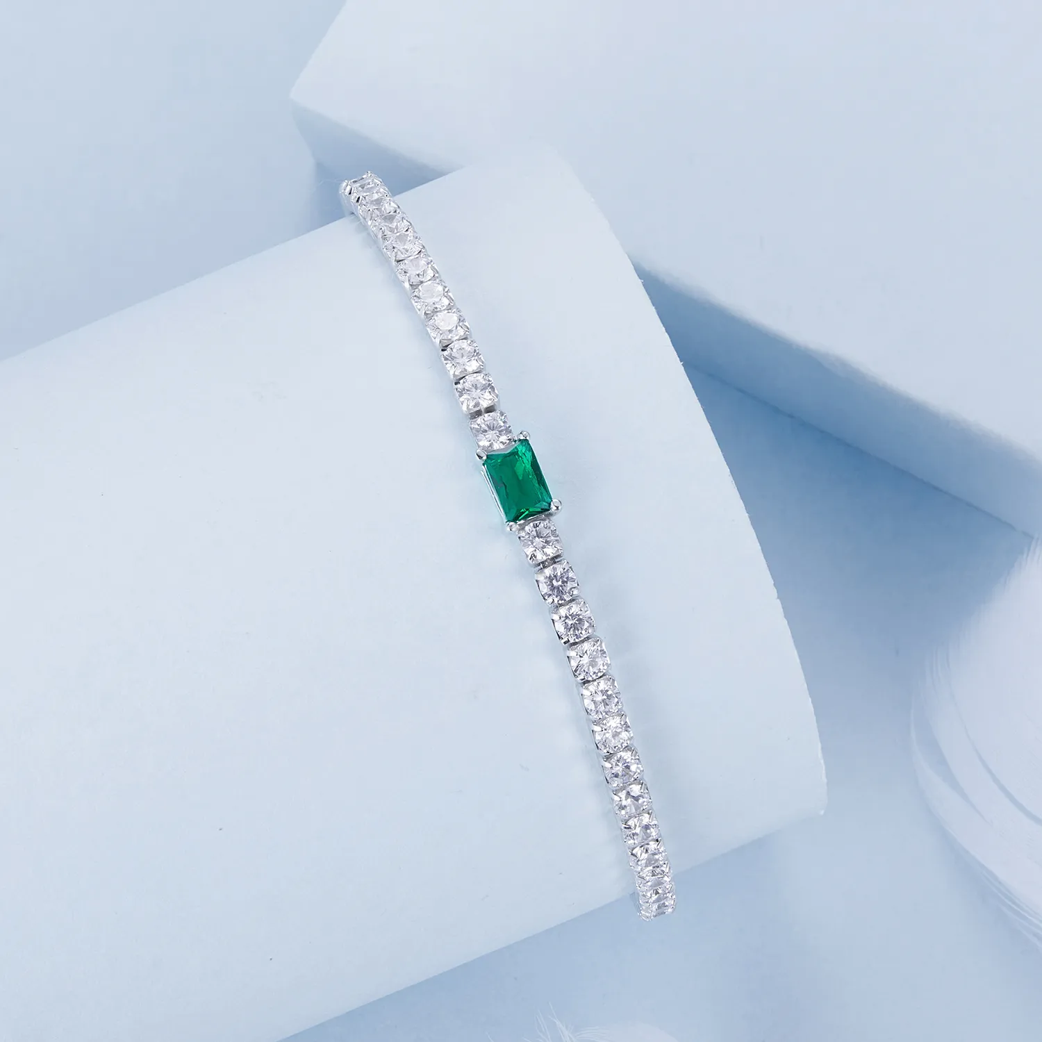 PANDORA Style Elegant Emerald Armbånd - BSB179