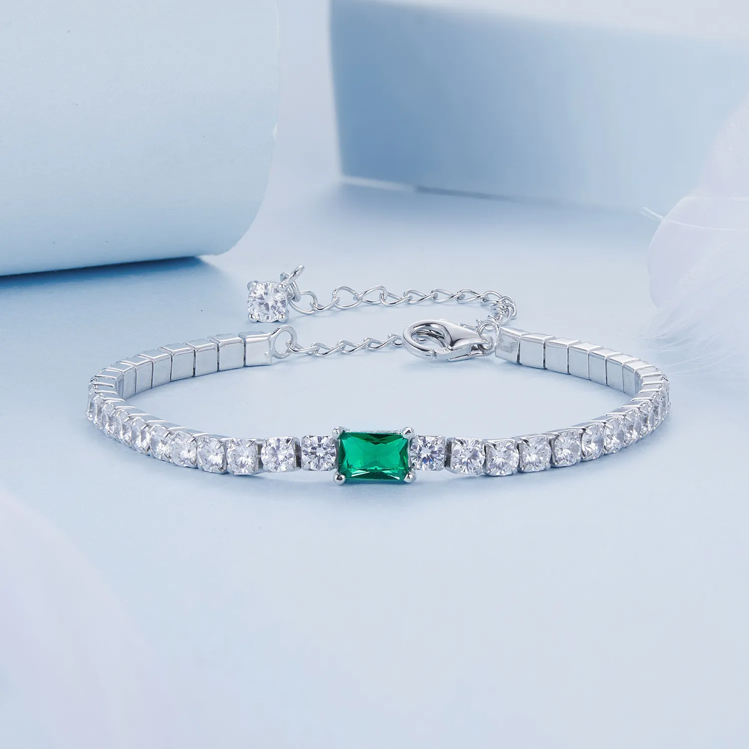 PANDORA Style Elegant Emerald Armbånd - BSB179