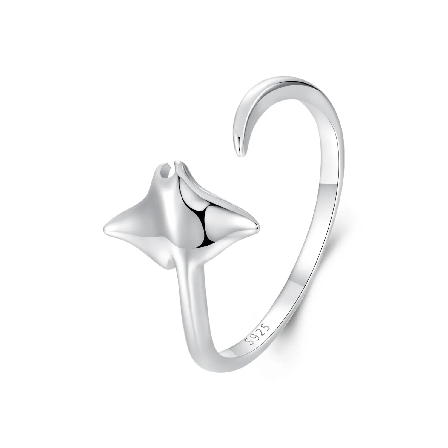 PANDORA Style Manta ray åpen ring - SCR1037-E