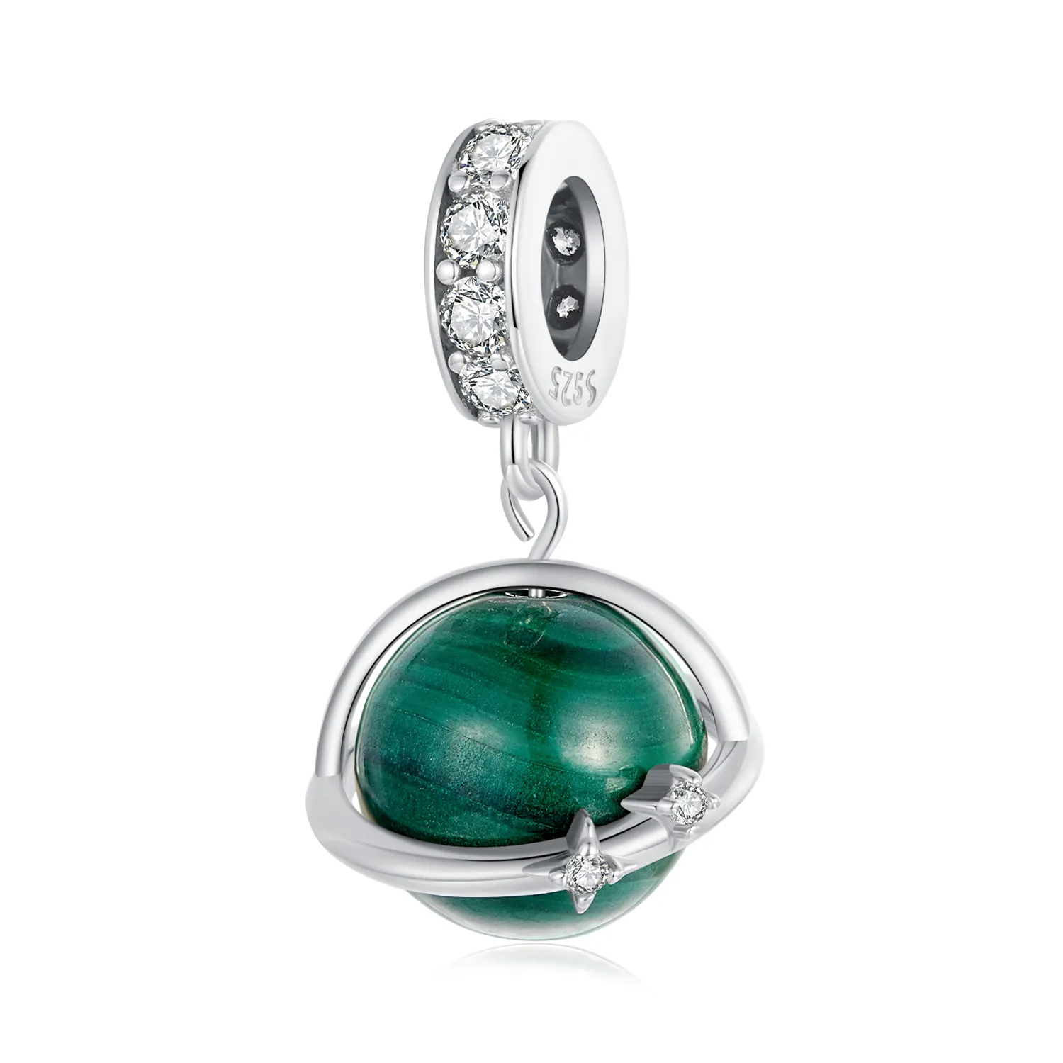 PANDORA Style Natural malachite charm - SCC2804