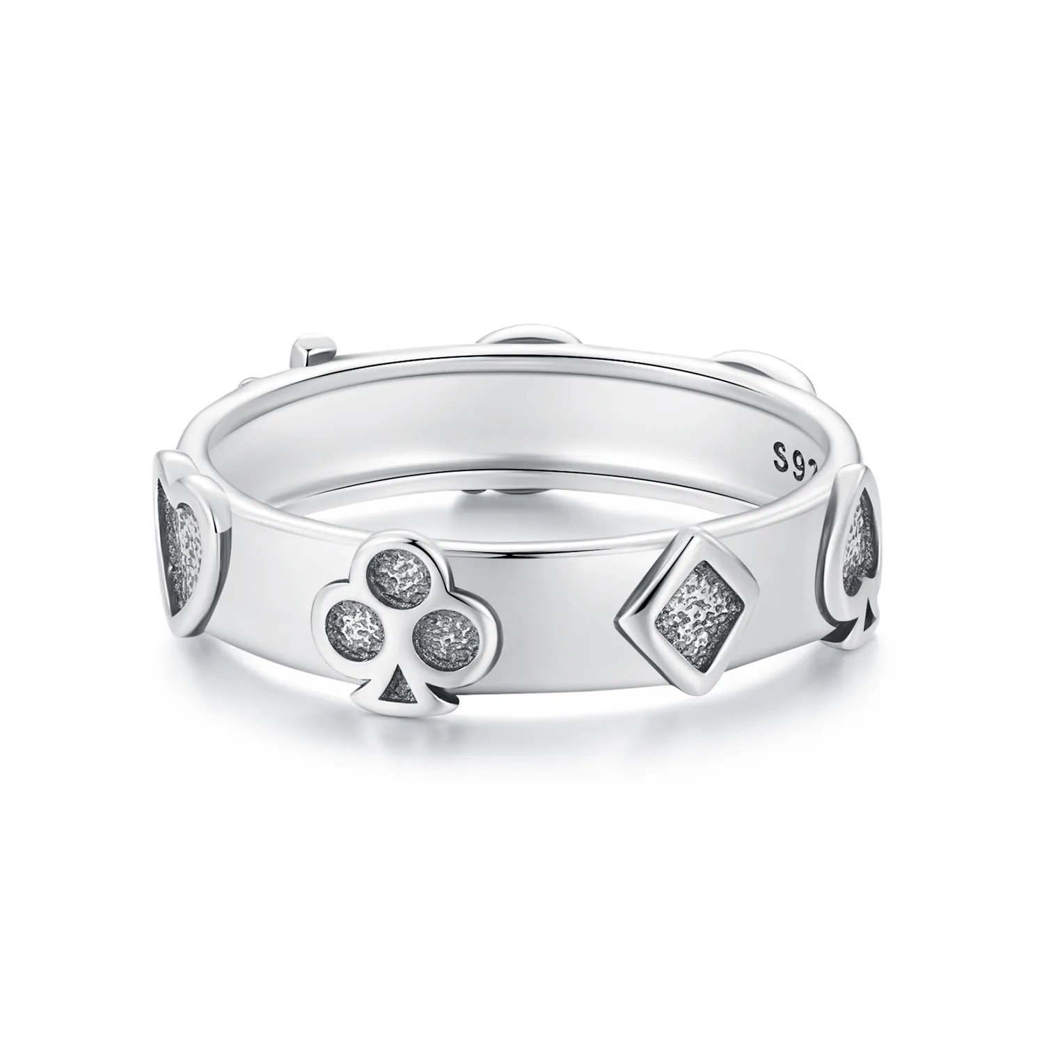 PANDORA Style Poker Ring - SCR1036