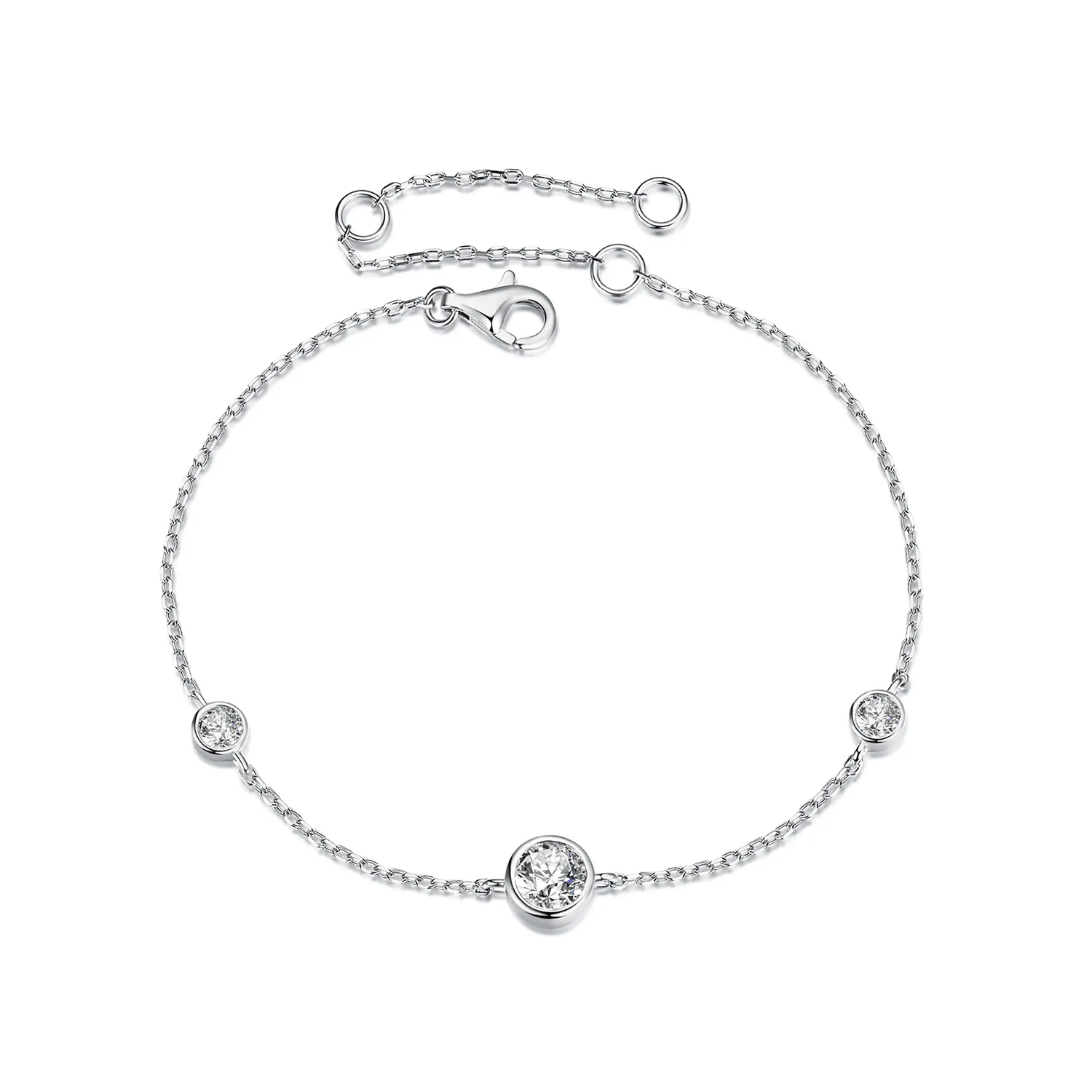 PANDORA Style Starry Moissanite-armbånd (med ett sertifikat) - MSB018