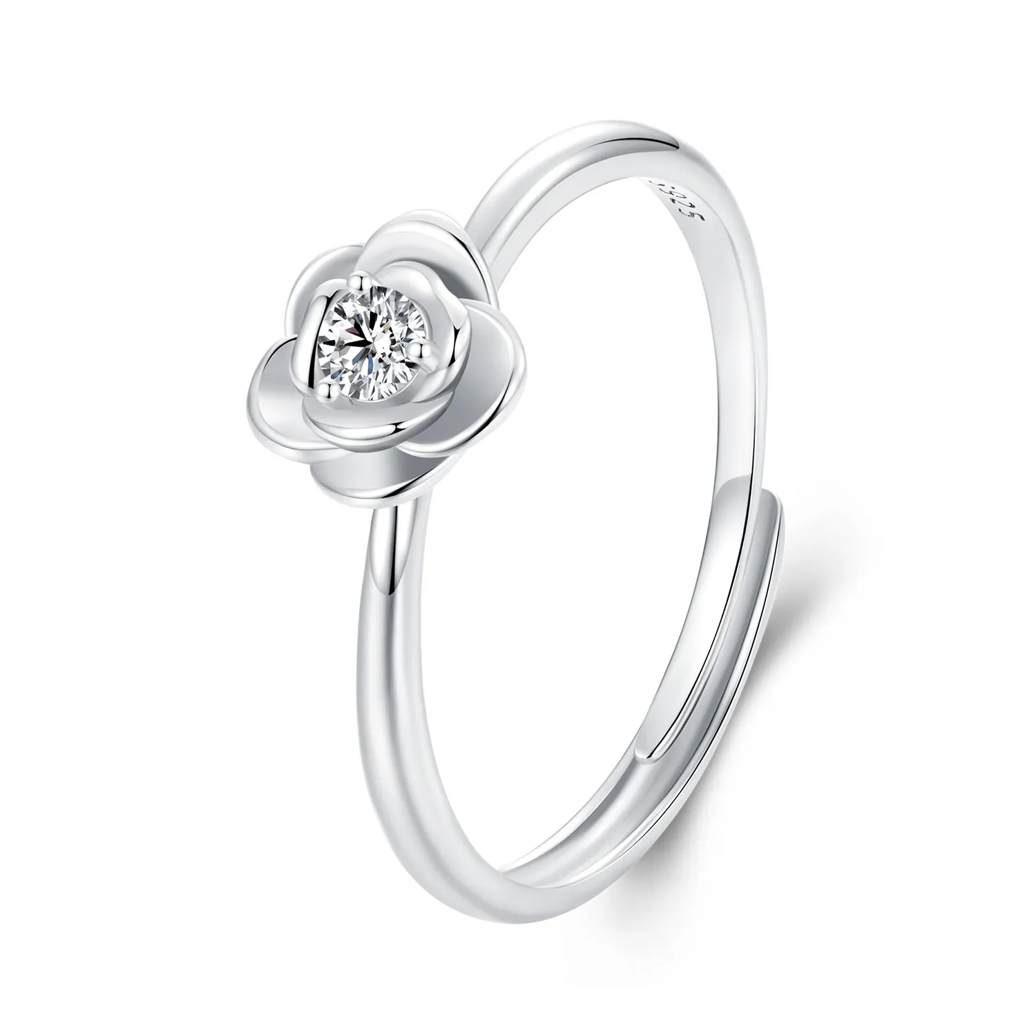 PANDORA Style 0,1 karat Moissanite Rose Ring (med ett sertifikat) - MSR054-E