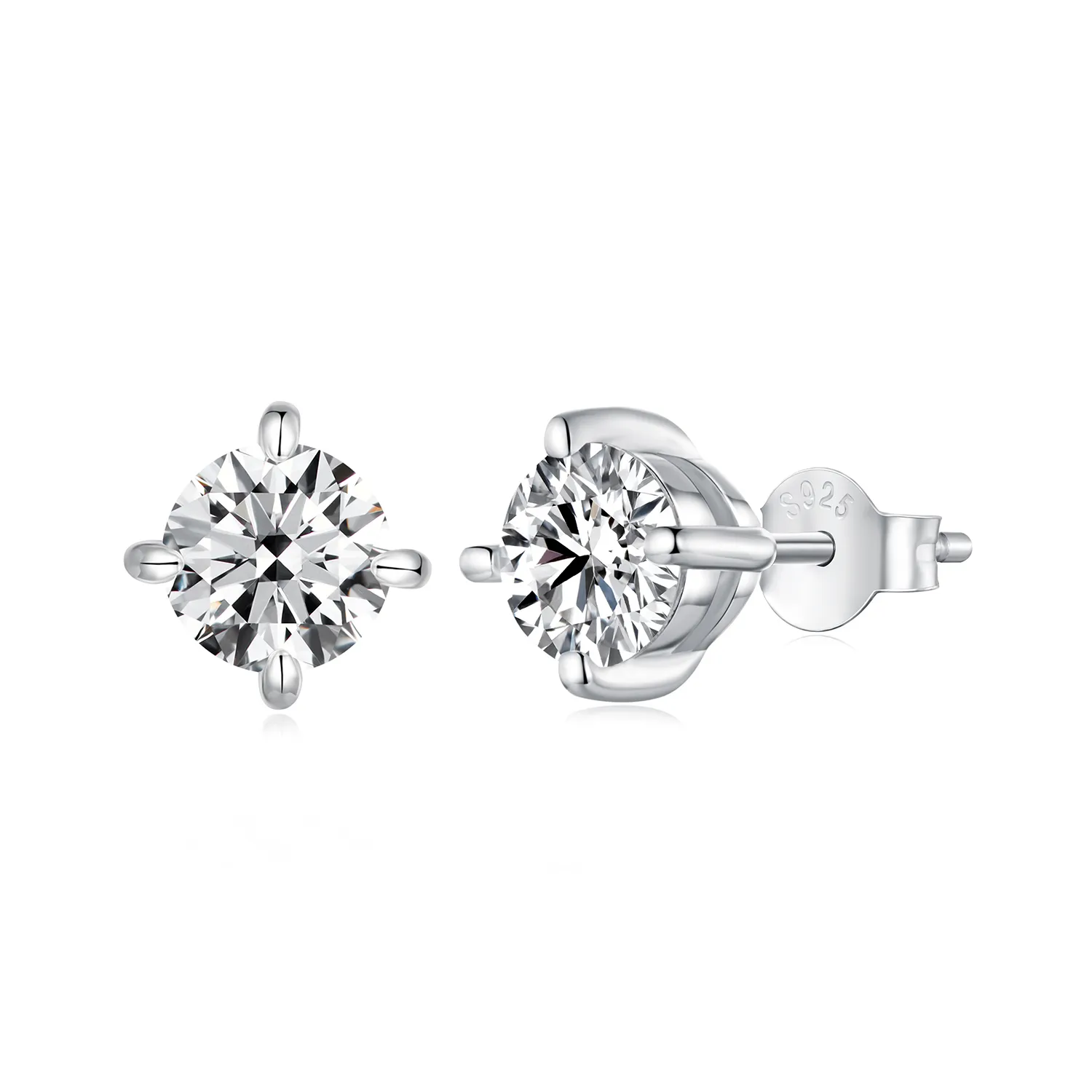 PANDORA Style 1 karat Moissanite øredobber - MSE038-L