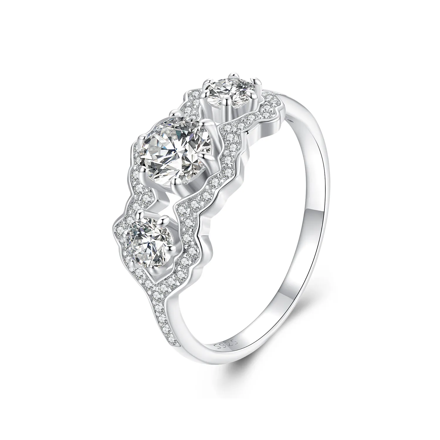 PANDORA Style Brilliant Star Ring - BSR584