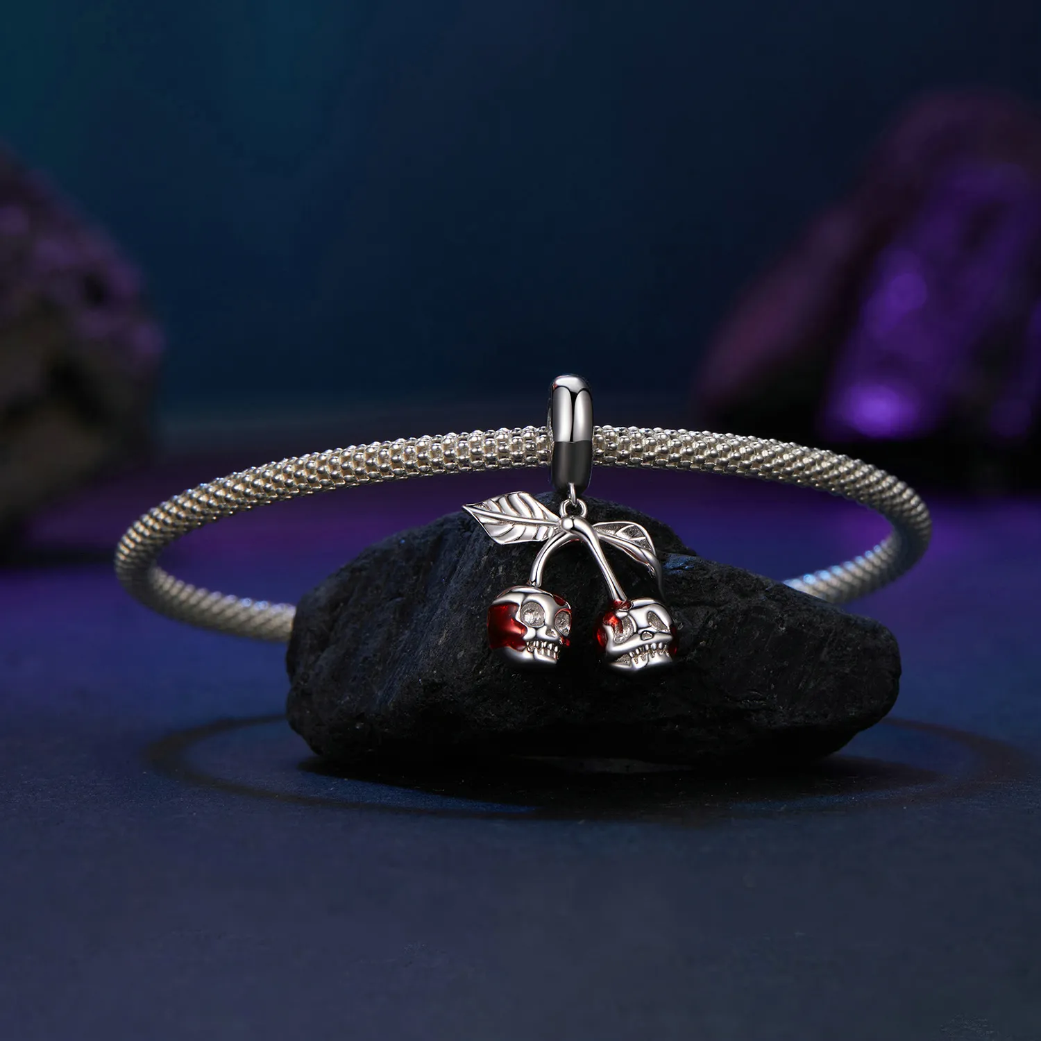 PANDORA Style Cherry Skull Anheng - SCC2904