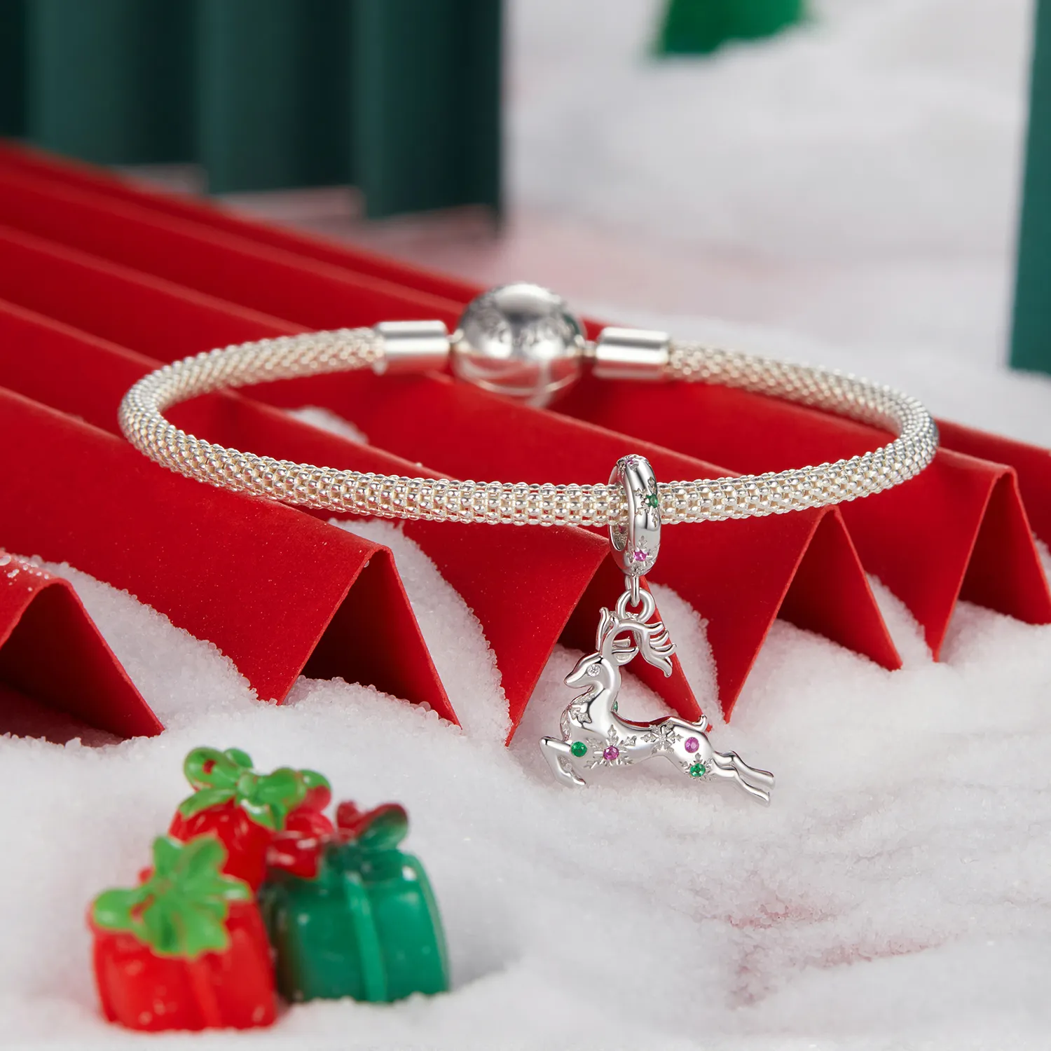 PANDORA Style Christmas Elg Anheng - BSC1066