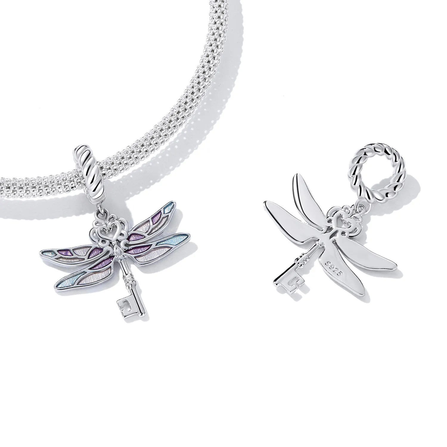 PANDORA Style Dragonfly nøkkelanheng - BSC603