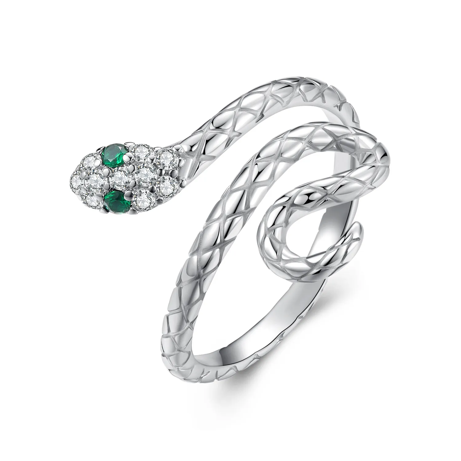 pandora style entwined snake ring yir246 e