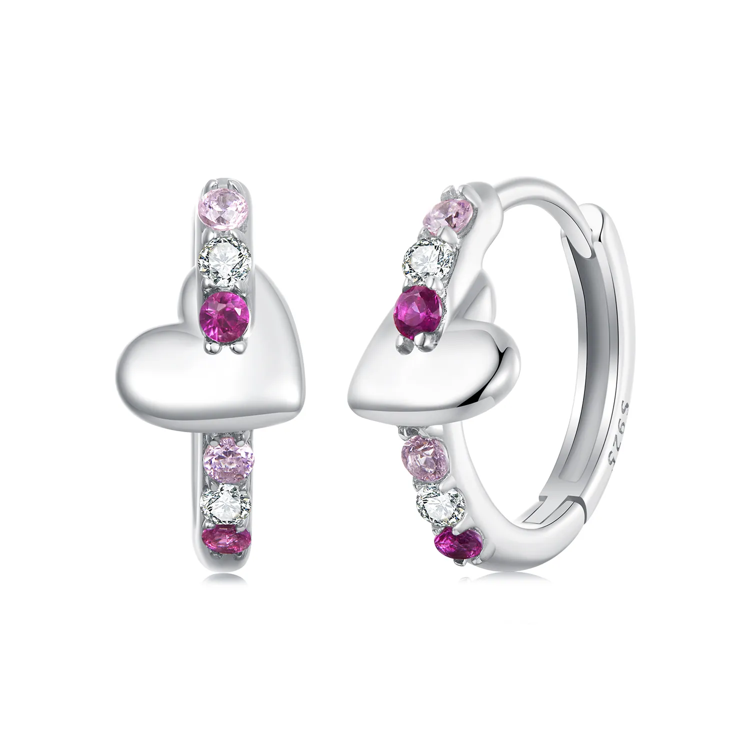 PANDORA Style Colorful heart earrings - BSE1049