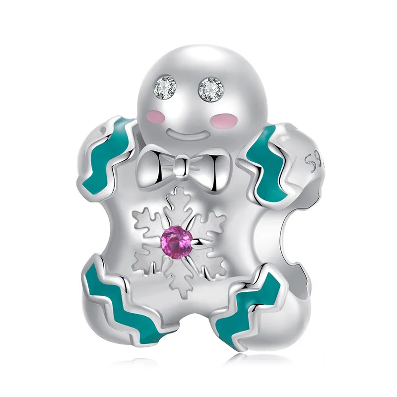 pandora style gingerbread man perler bsc1068